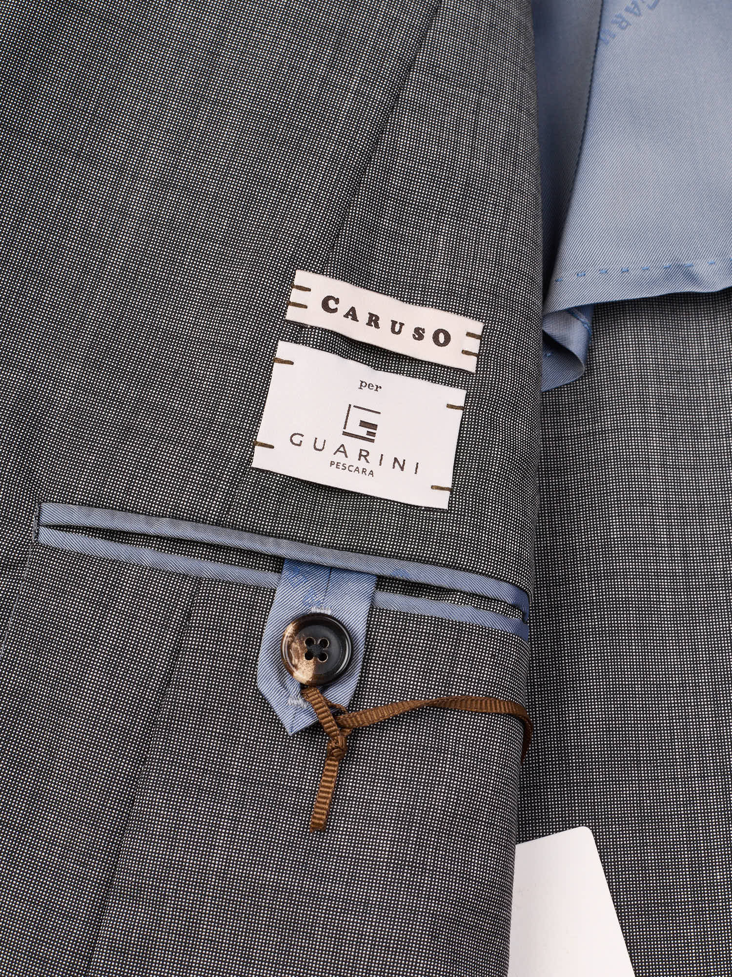 RAFFAELE CARUSO Gray "Guarini Pescana" Wool Suit NEW Slim Fit