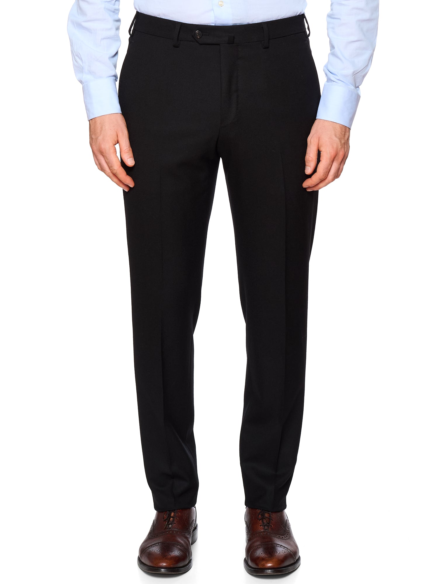 RAFFAELE CARUSO "Aida" Black Houdini Stretch Wool DB Suit NEW