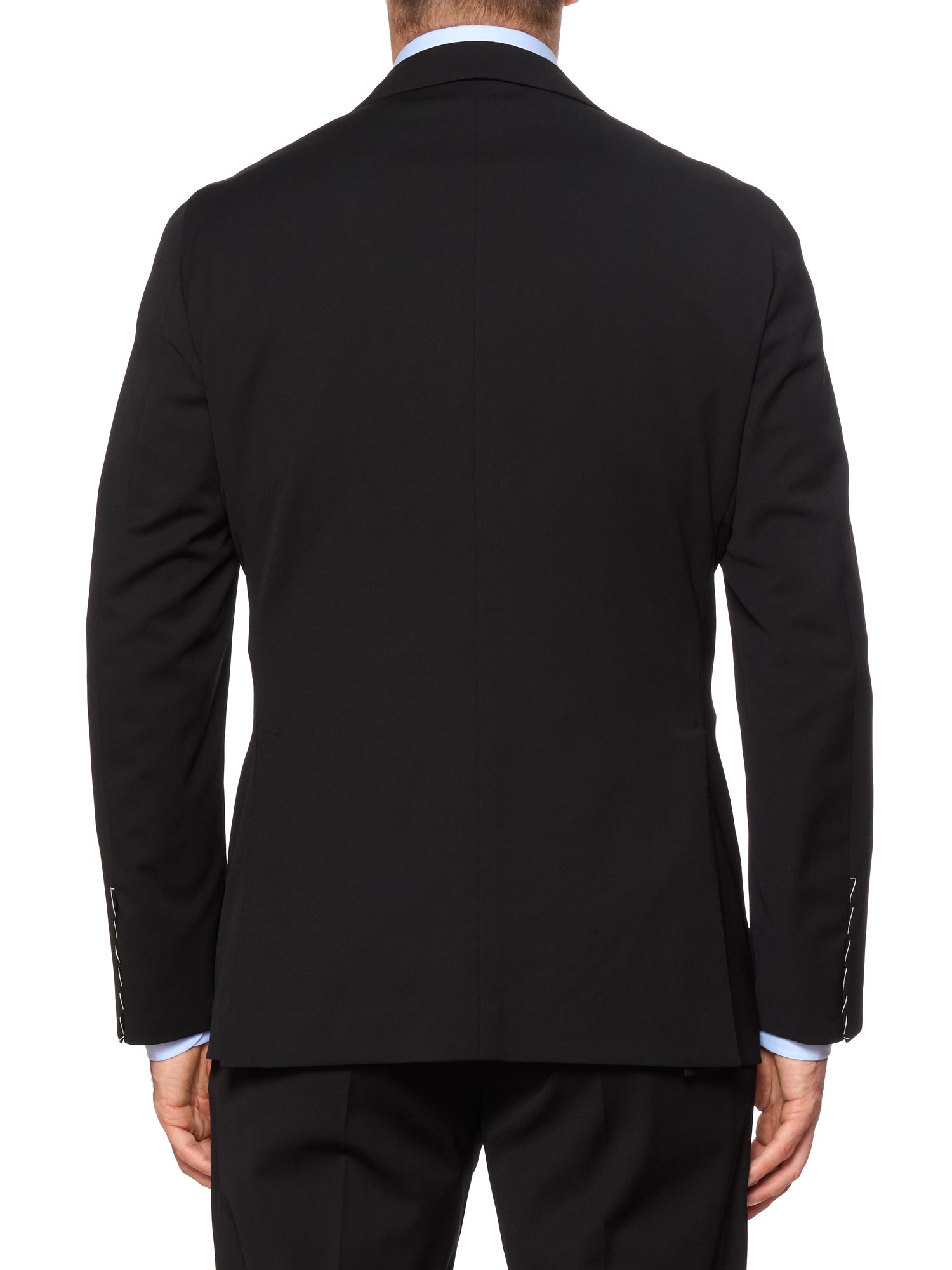 RAFFAELE CARUSO “Aida” Black Houdini Stretch Wool Suit NEW