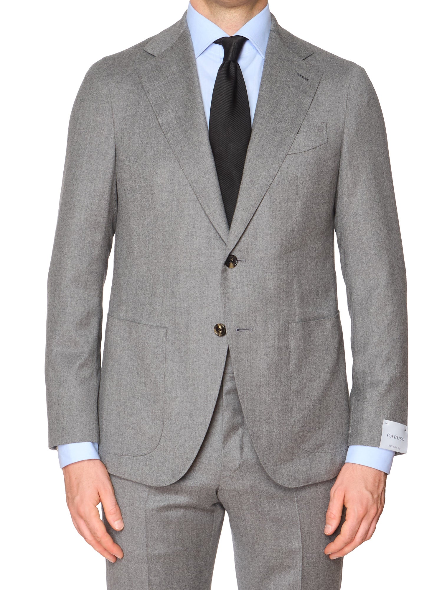 RAFFAELE CARUSO "Aida" Gray Nuage Wool-Silk Suit NEW