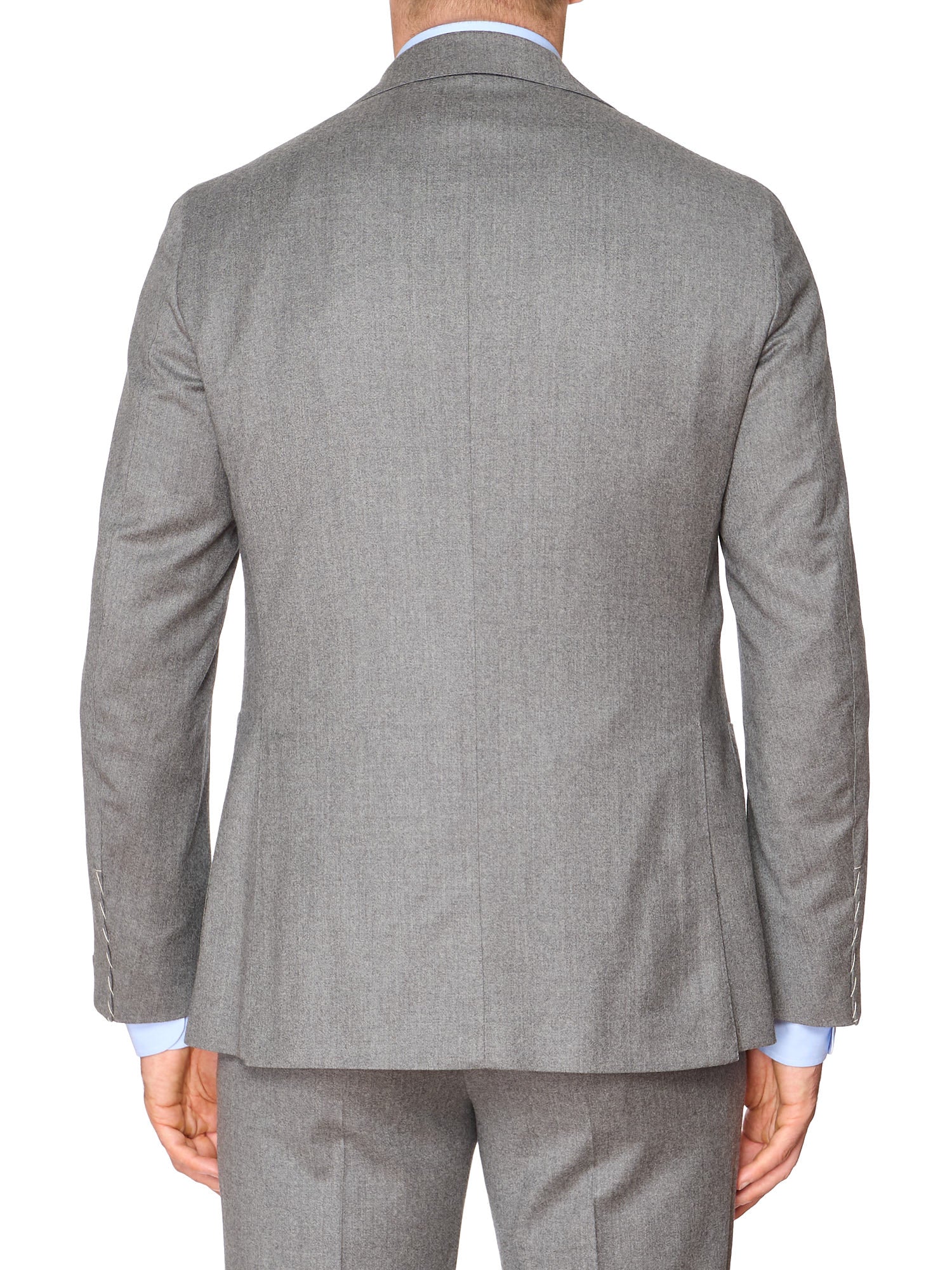 RAFFAELE CARUSO "Aida" Gray Nuage Wool-Silk Suit NEW