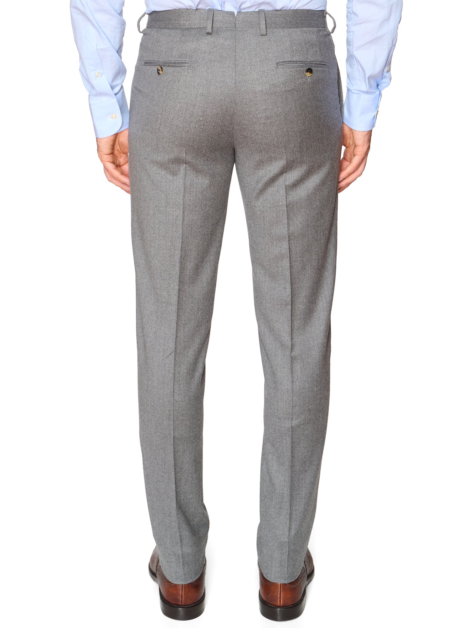 RAFFAELE CARUSO "Aida" Gray Nuage Wool-Silk Suit NEW