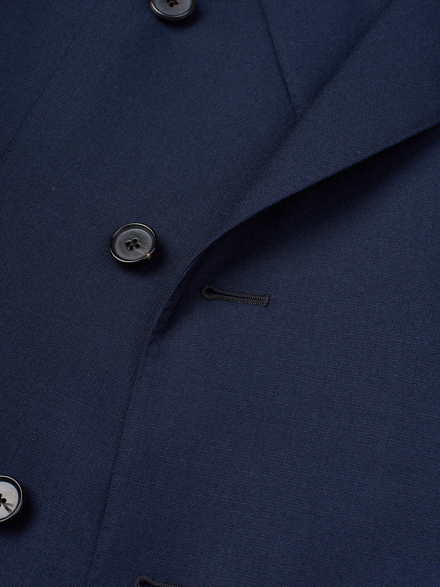 RAFFAELE CARUSO "Aida" Navy Houdini Stretch Wool DB Suit NEW