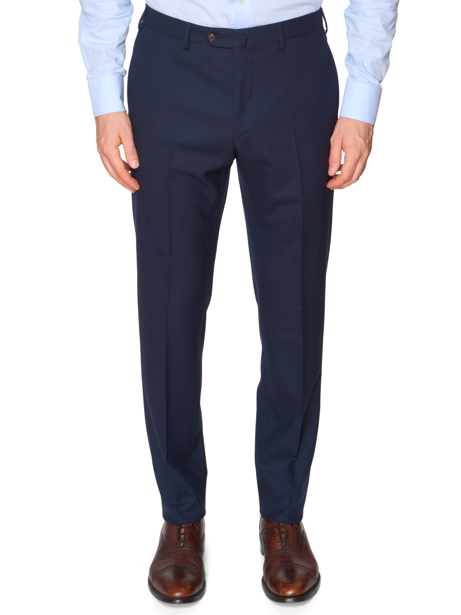 RAFFAELE CARUSO "Aida" Navy Houdini Stretch Wool DB Suit NEW