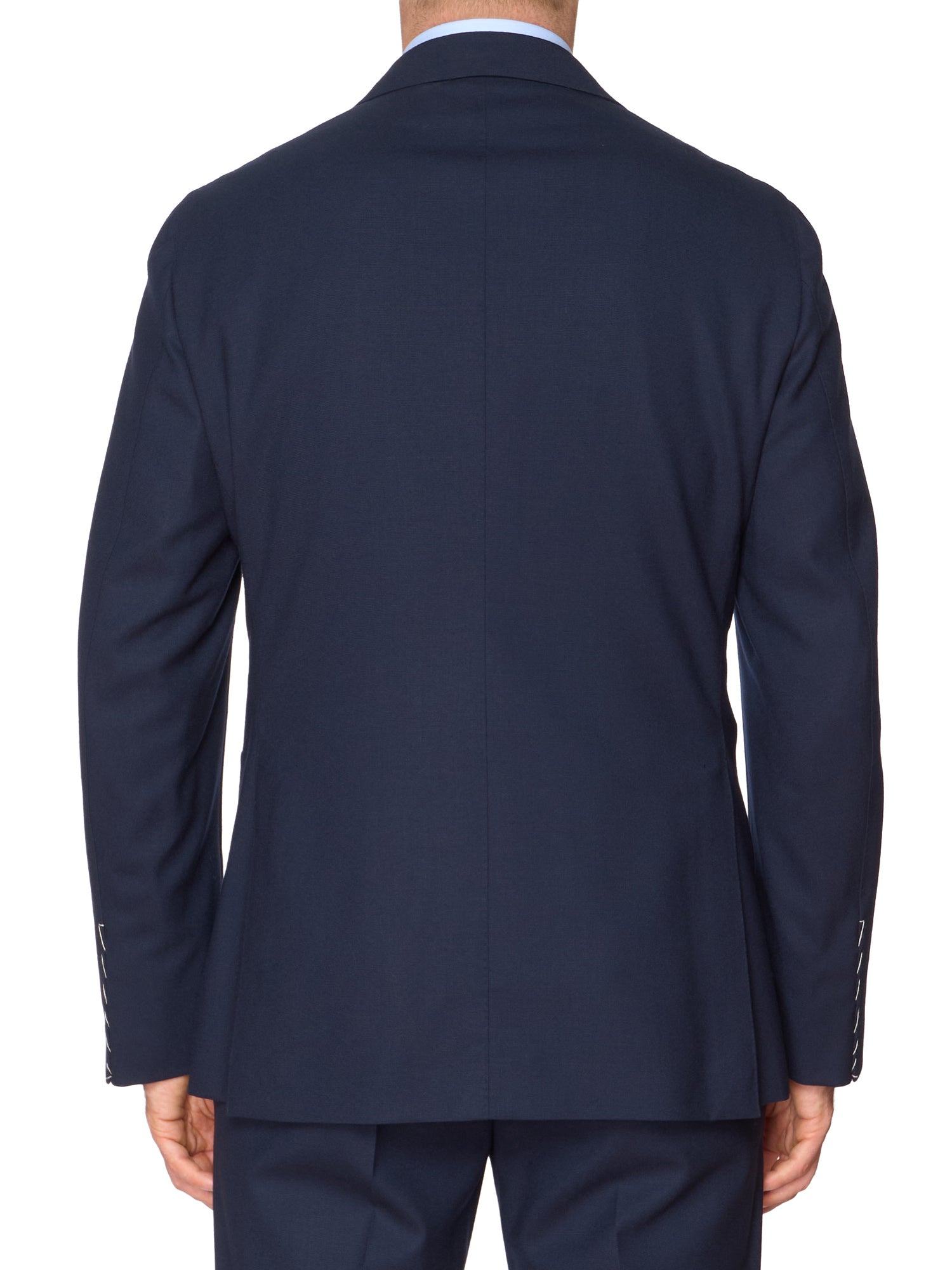 RAFFAELE CARUSO "Aida" Navy Houdini Stretch Wool DB Suit NEW