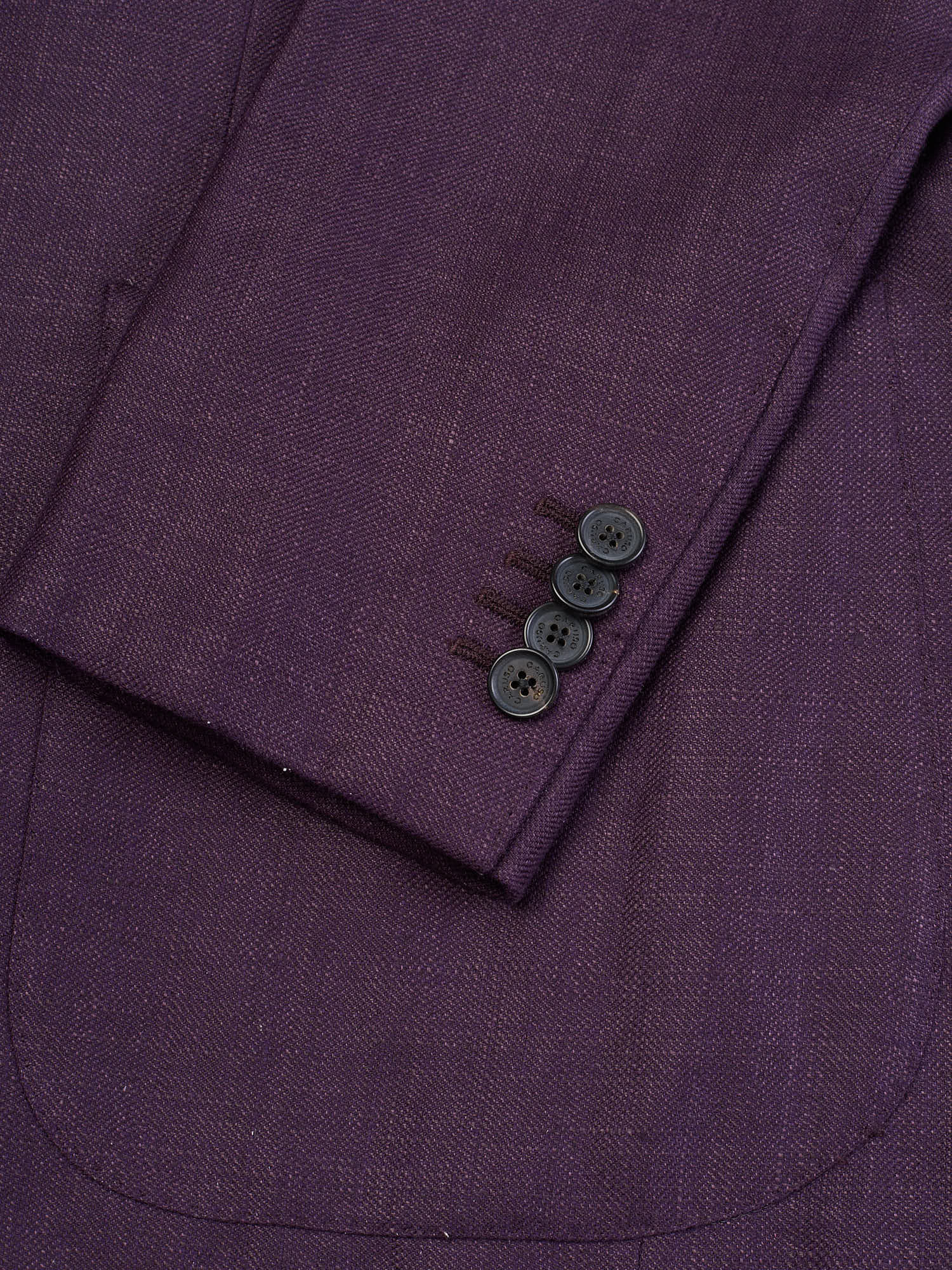 RAFFAELE CARUSO "Aida" Aubergine Blazer Jacket EU 50 NEW US 40