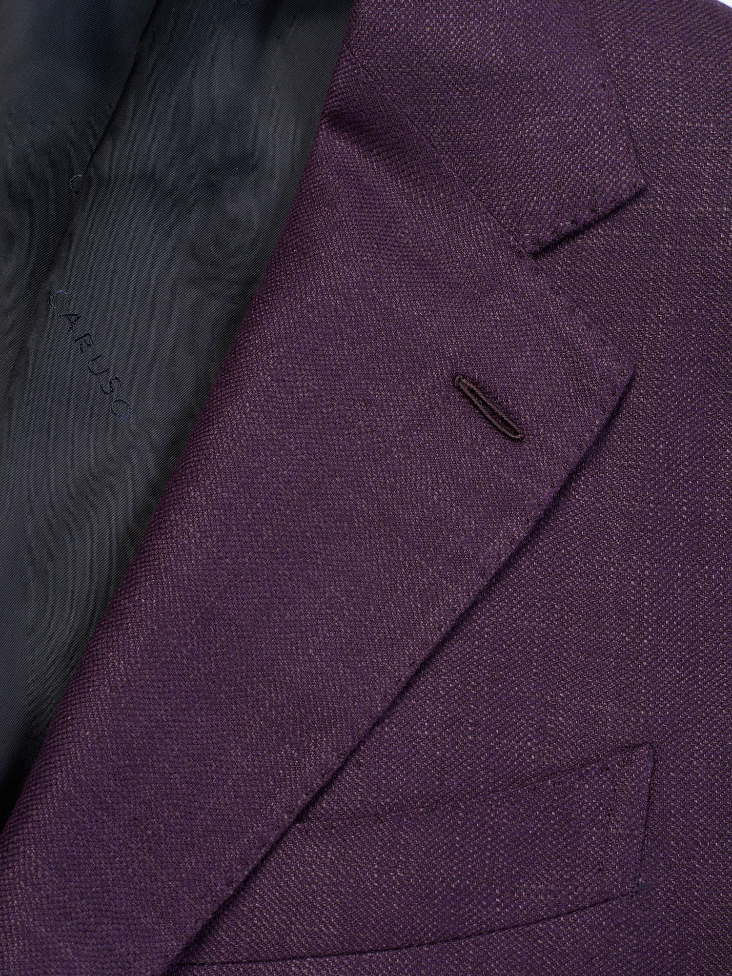 RAFFAELE CARUSO "Aida" Aubergine Blazer Jacket EU 50 NEW US 40