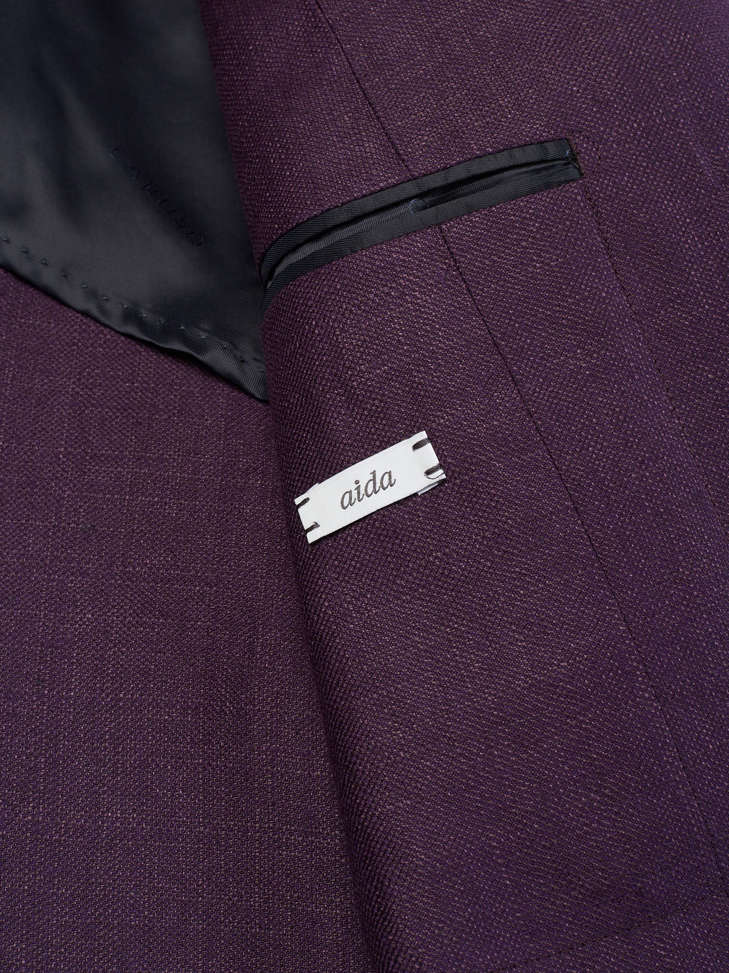 RAFFAELE CARUSO "Aida" Aubergine Blazer Jacket EU 50 NEW US 40