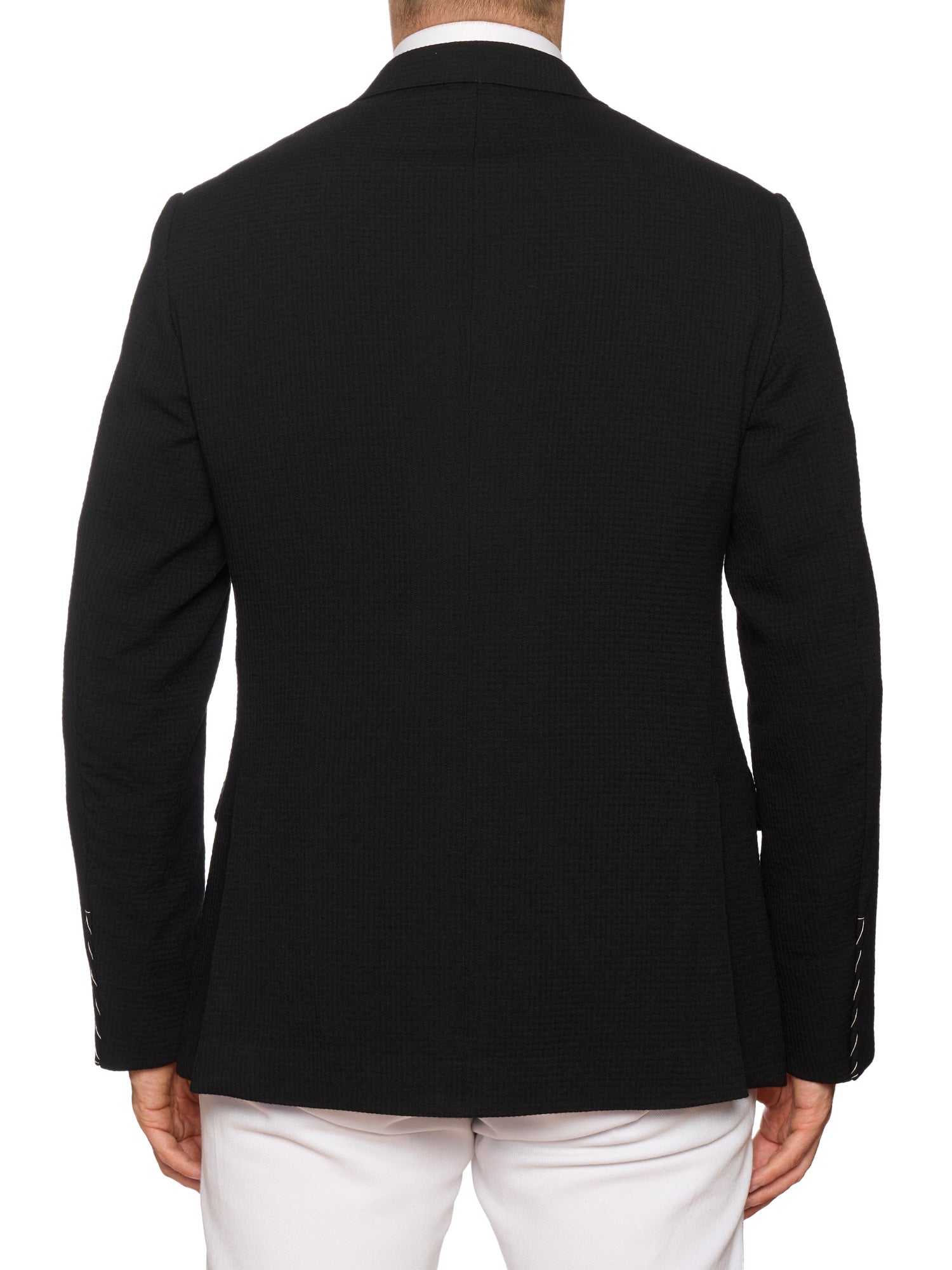 RAFFAELE CARUSO "Figaro" Black Wool Blazer Jacket