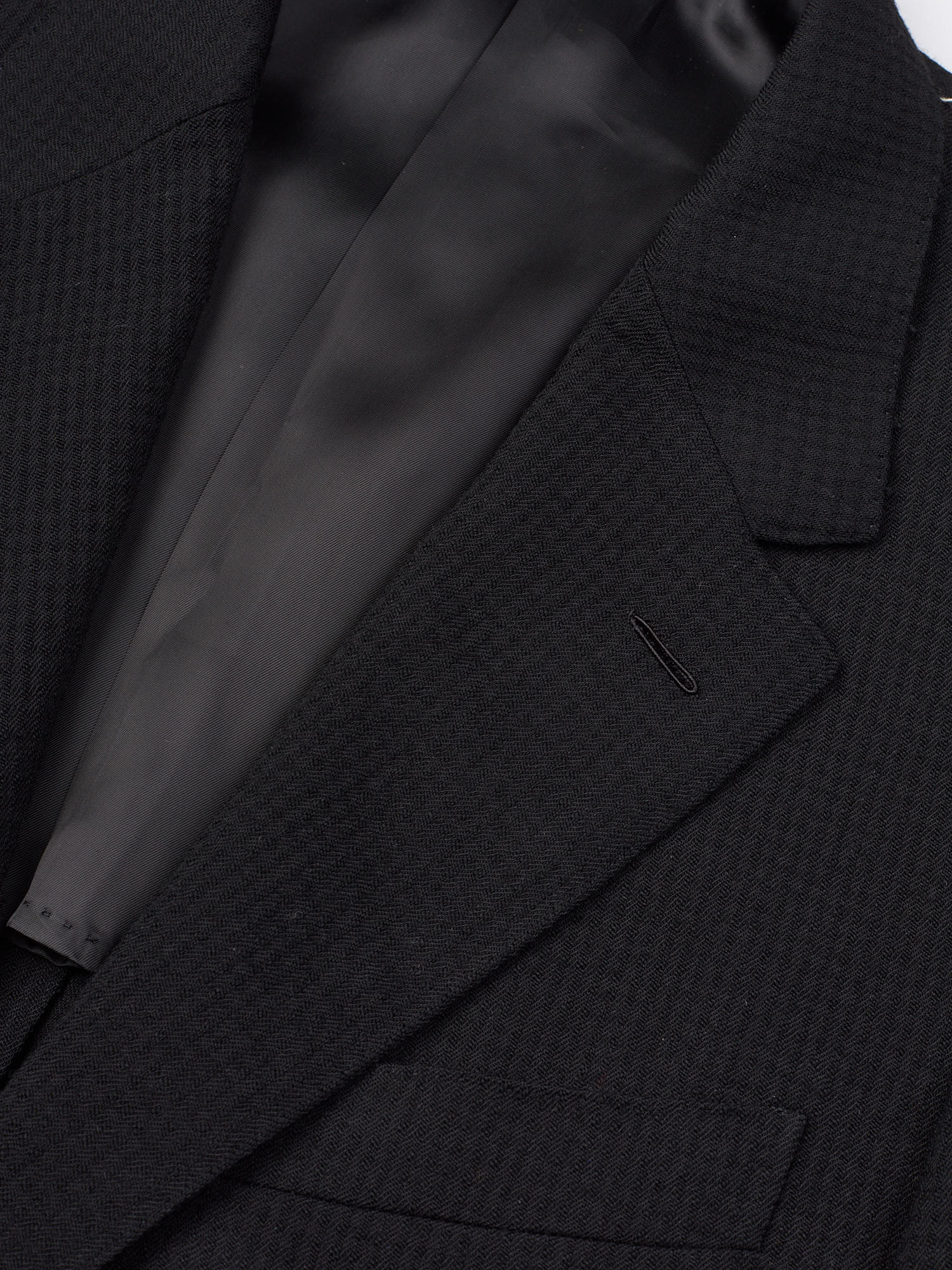 RAFFAELE CARUSO "Figaro" Black Wool Blazer Jacket