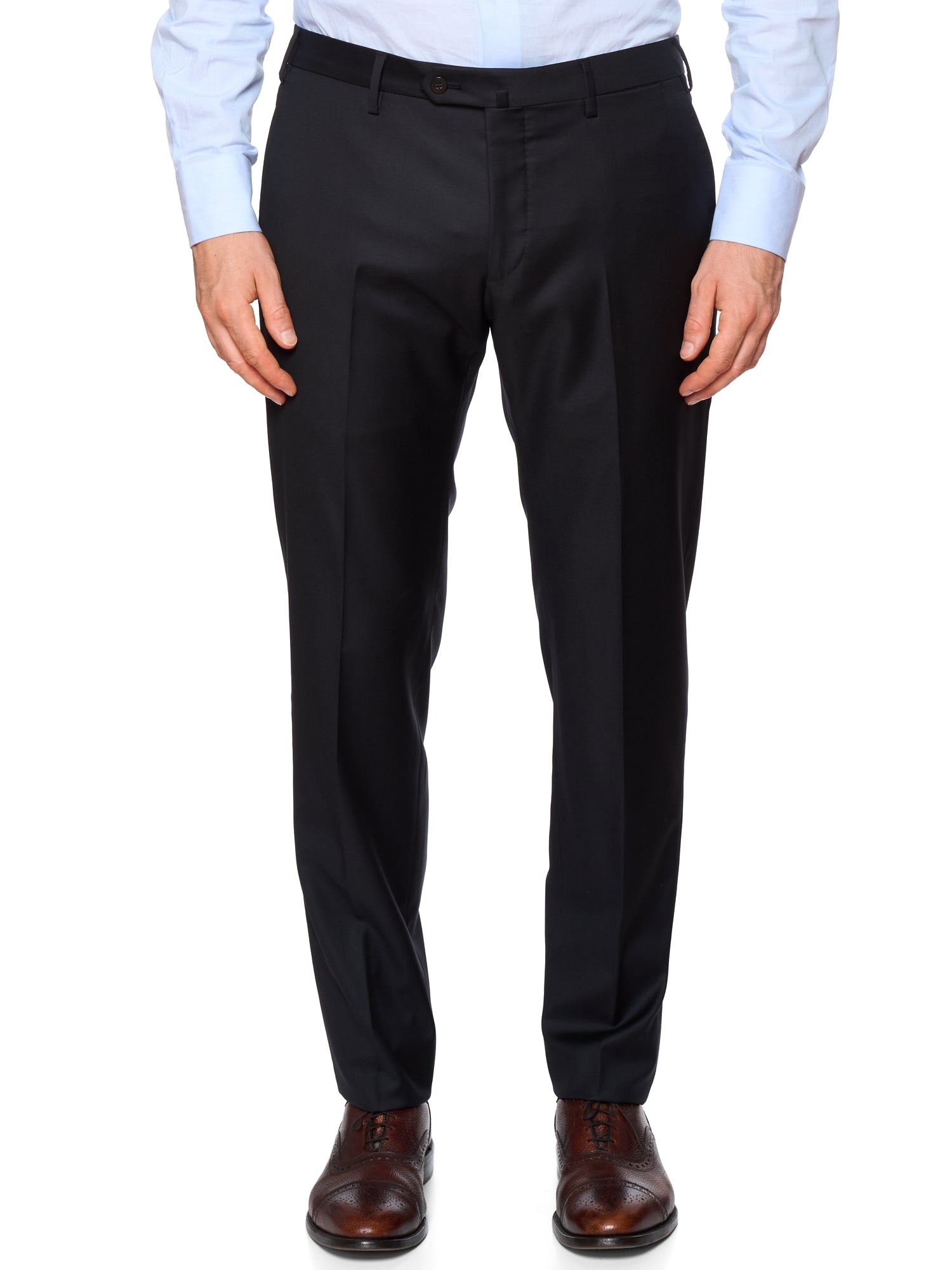 RAFFAELE CARUSO “Manon” Black Loro Piana Super 150's Tasmanian Suit