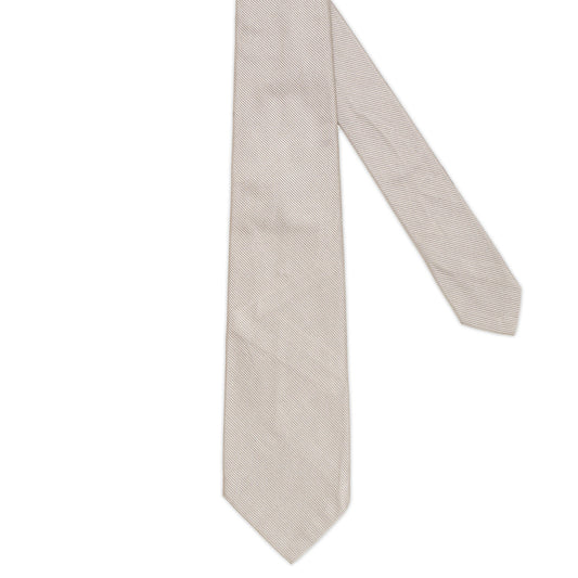 BIJAN Handmade Gray Abstract Design Silk Tie – SARTORIALE