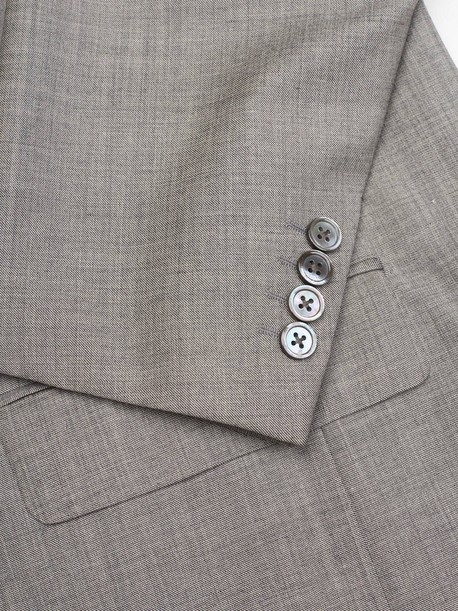 RAVAZZOLO For SIR WILSON Gray Loro Piana Tasmanian Handmade Suit
