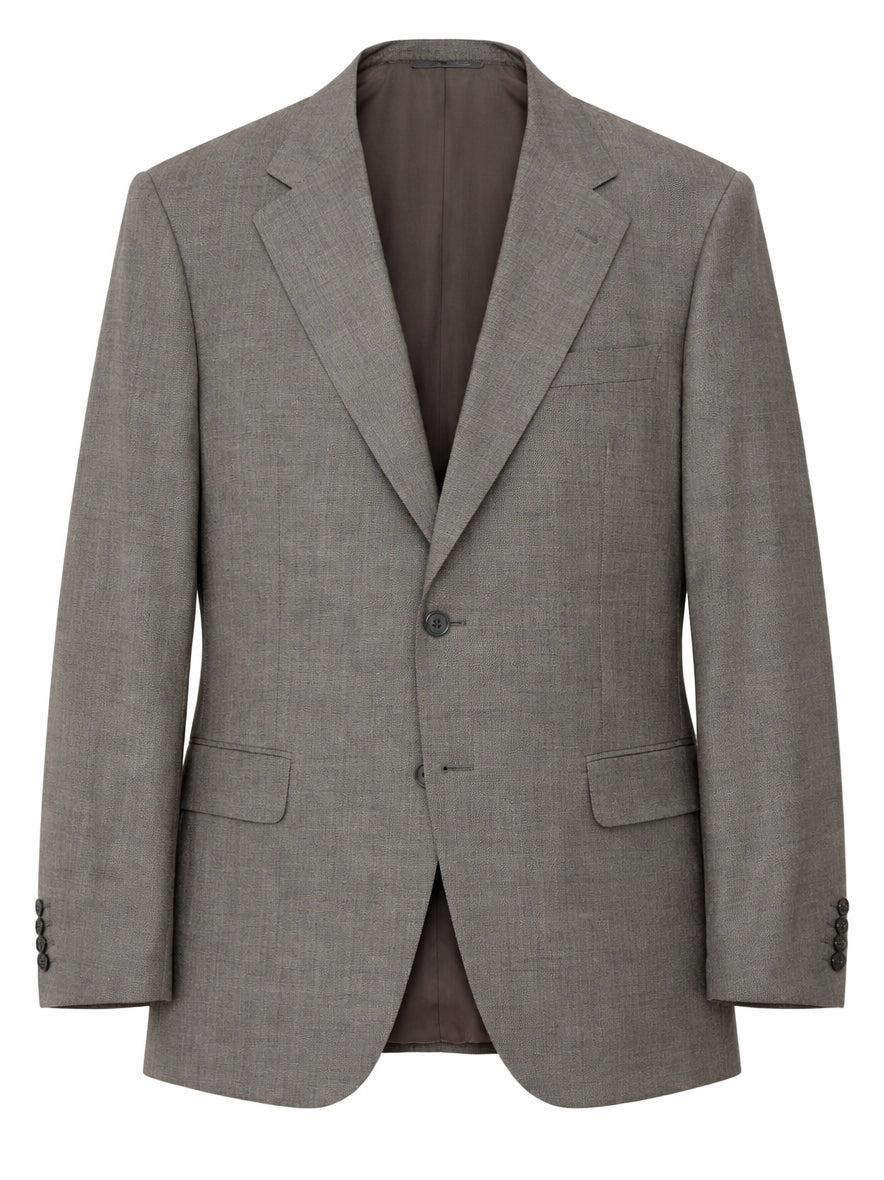RAVAZZOLO For SIR WILSON Gray Loro Piana Tasmanian Handmade Suit