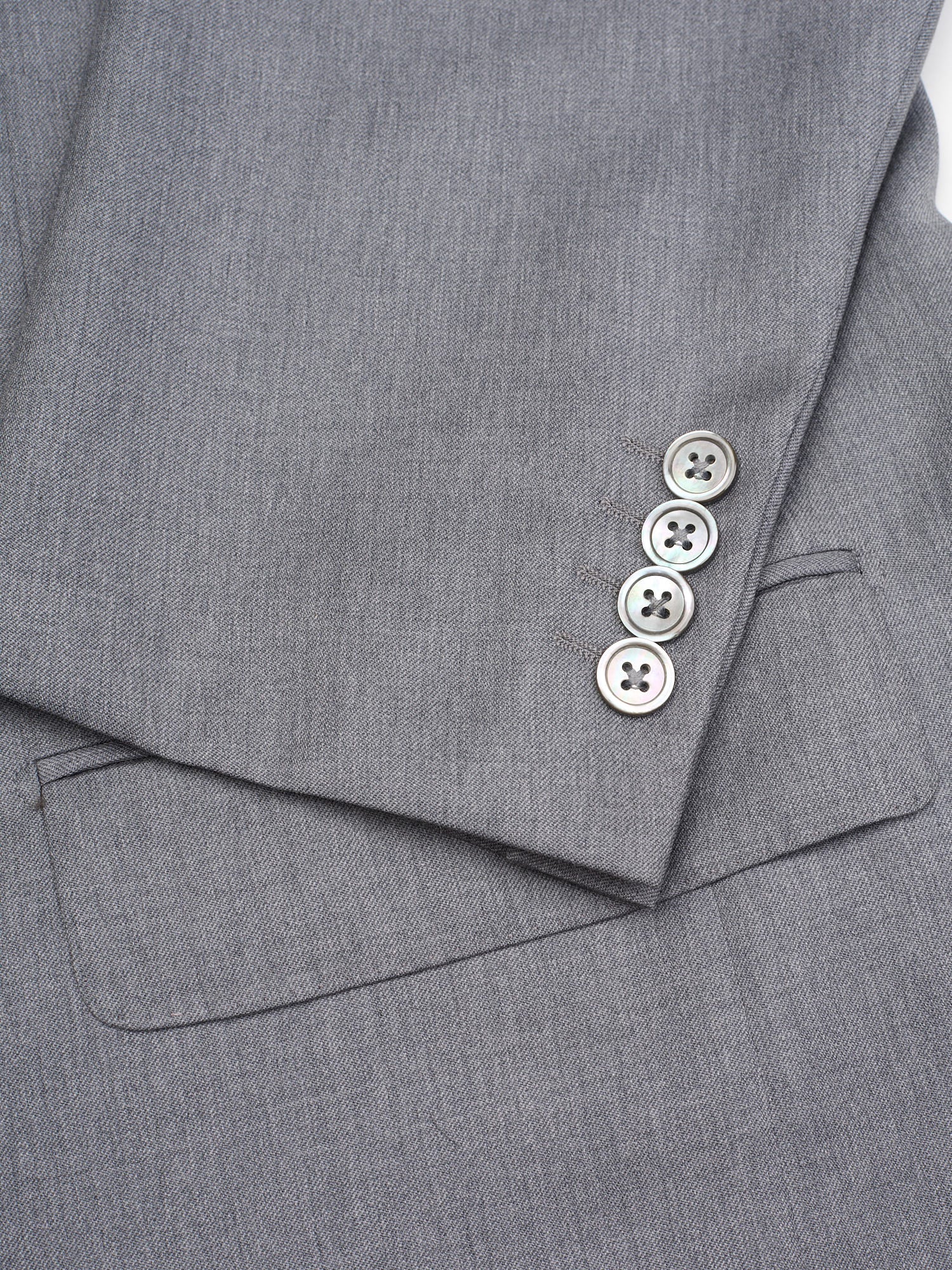 RAVAZZOLO For SIR WILSON Gray Arthur Bentley Wool Suit