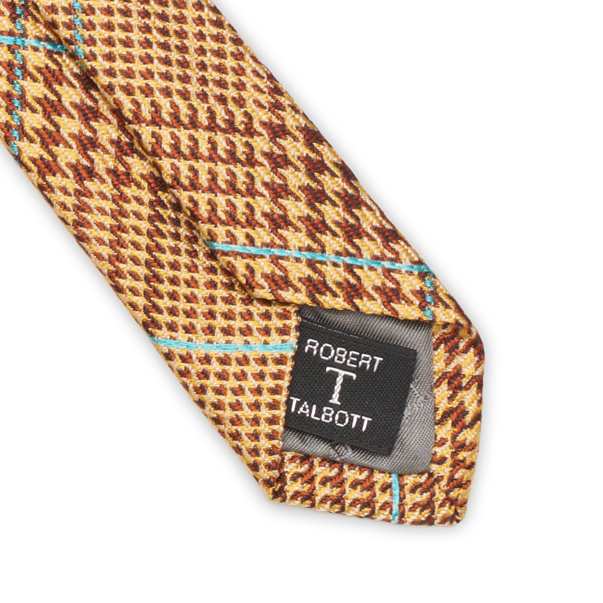 ROBERT TALBOTT Best of Class Handmade Prince of Wales Design Silk Tie NEW