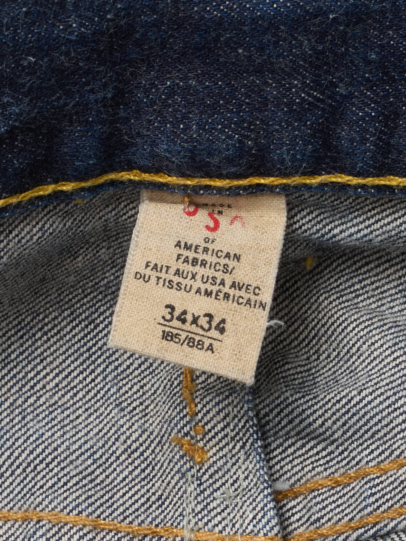 RRL RALPH LAUREN Double RL Blue Slim Fit Selvedge Jeans USA