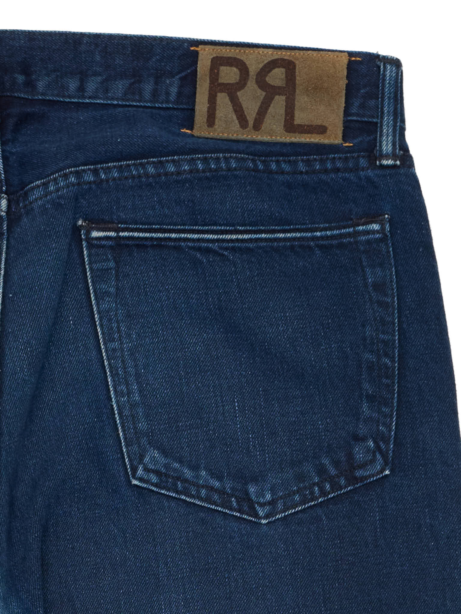 RRL RALPH LAUREN Double RL Blue Slim Narrow Fit  Selvedge Jeans USA