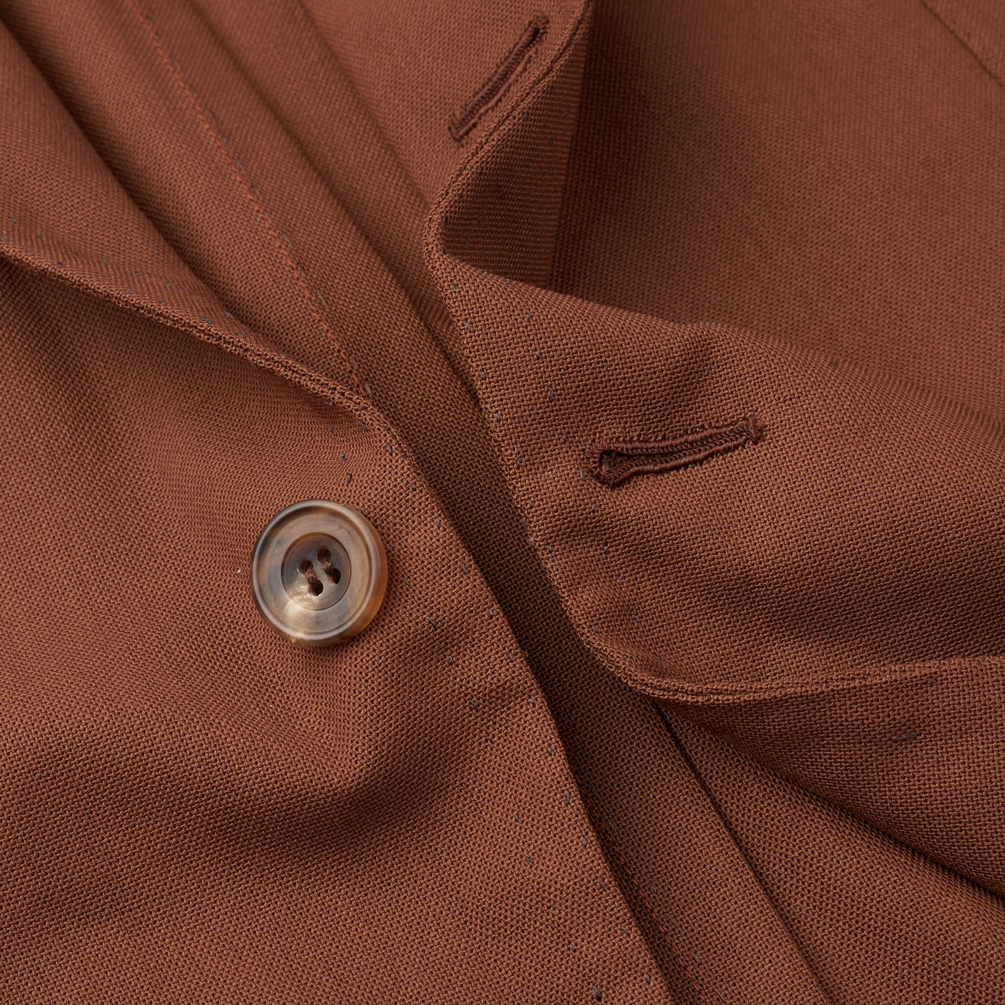 RUBINACCI LH Handmade Bespoke Brown Mohair Jacket EU 50 NEW US 40 RUBINACCI