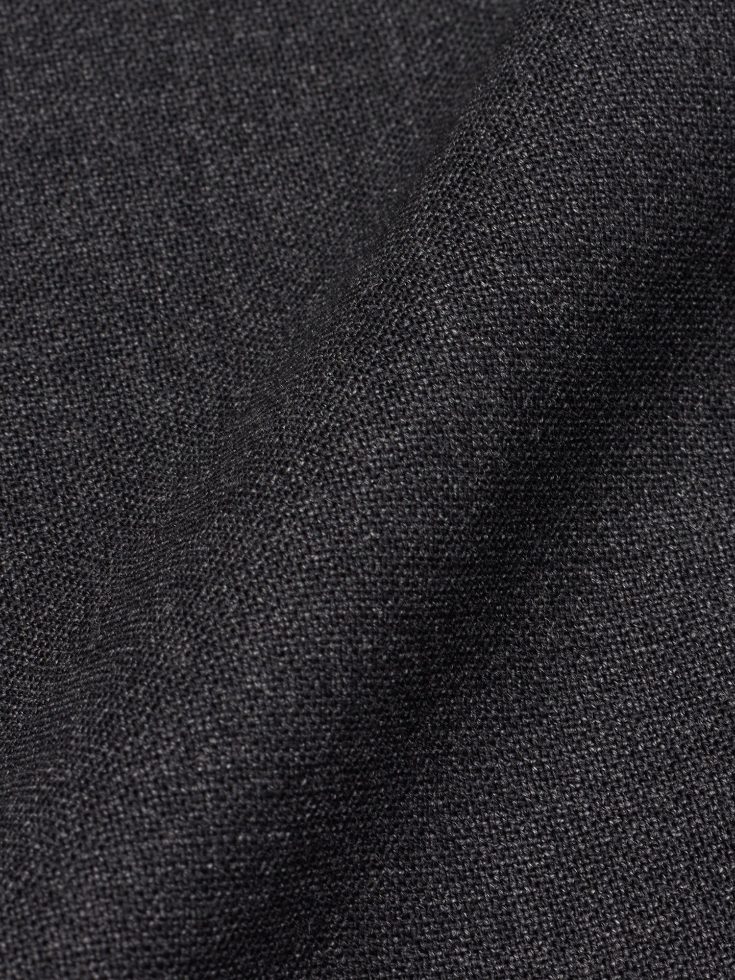 RUBINACCI LH Handmade Bespoke Charcoal Gray Fresco Wool Suit