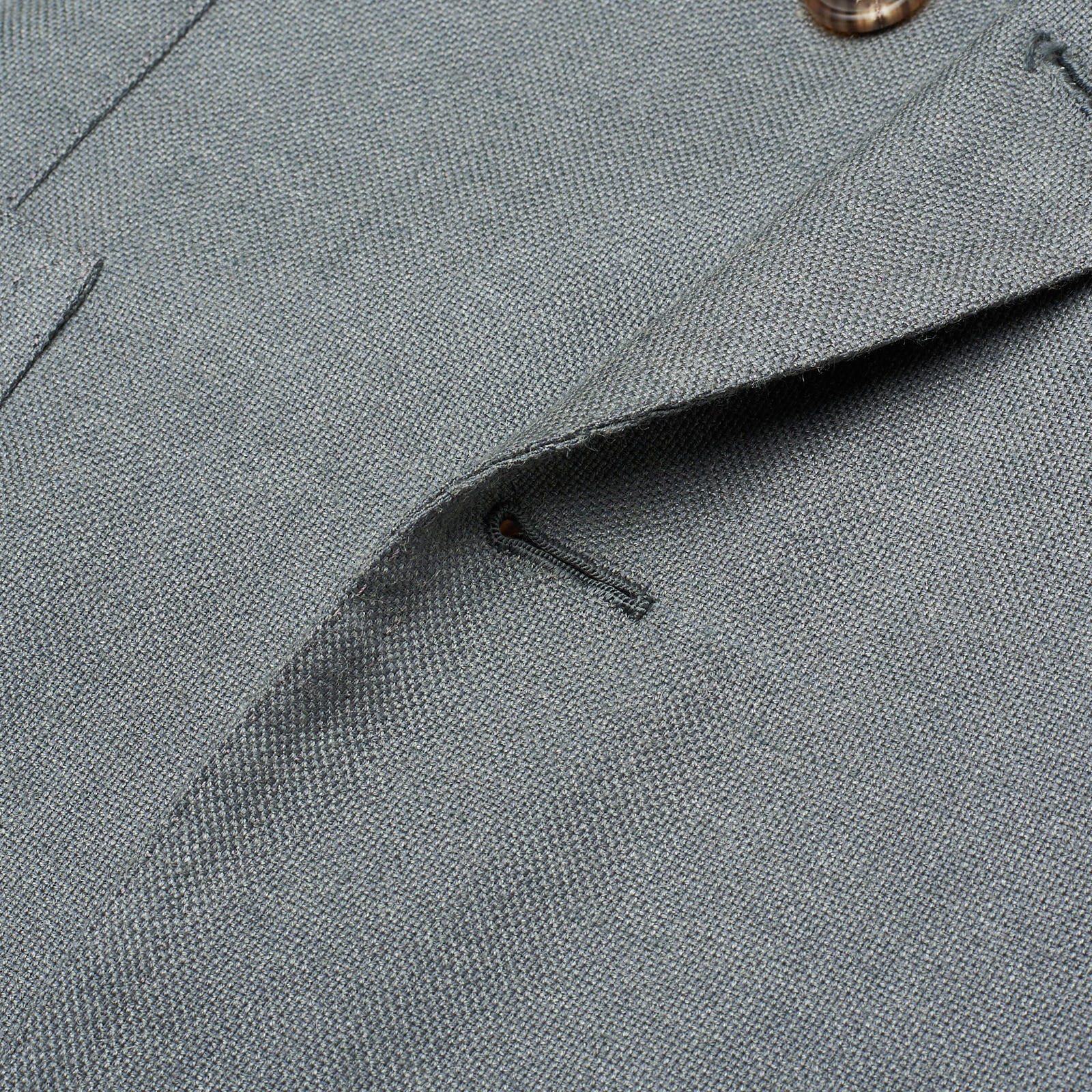 RUBINACCI LH Handmade Bespoke Gray Wool-Silk-Cashmere DB Jacket EU 50 NEW US 40 RUBINACCI