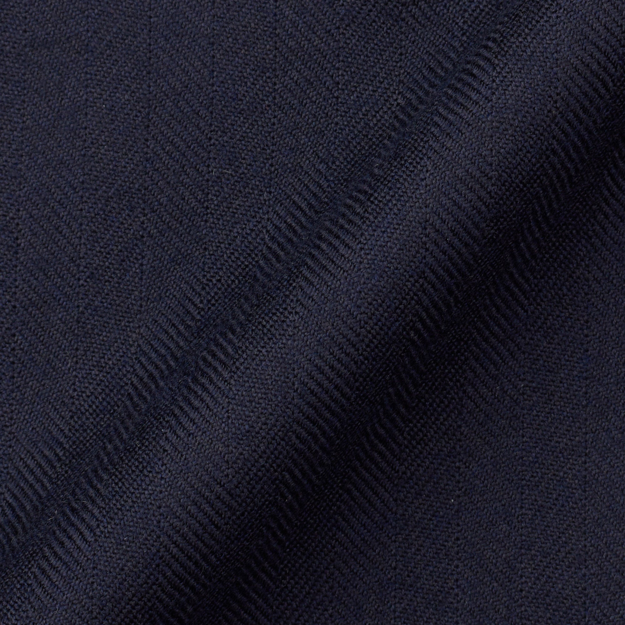 RUBINACCI LH Handmade Bespoke Navy Blue Herringbone Cashmere DB Jacket 50 US 40