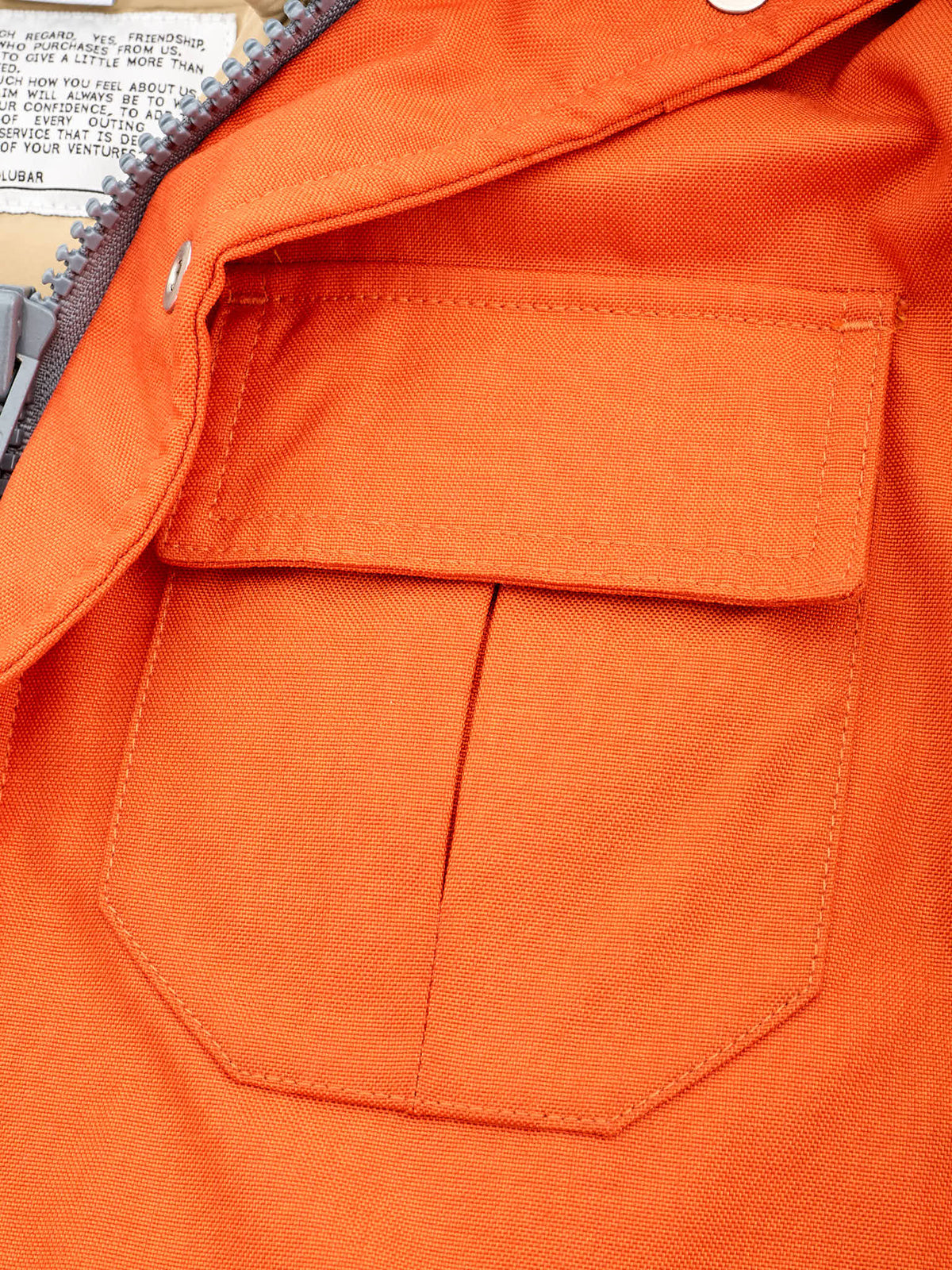 Rare HOLUBAR "Deer Hunter" Orange Cordura Down Filled Parka Jacket NEW