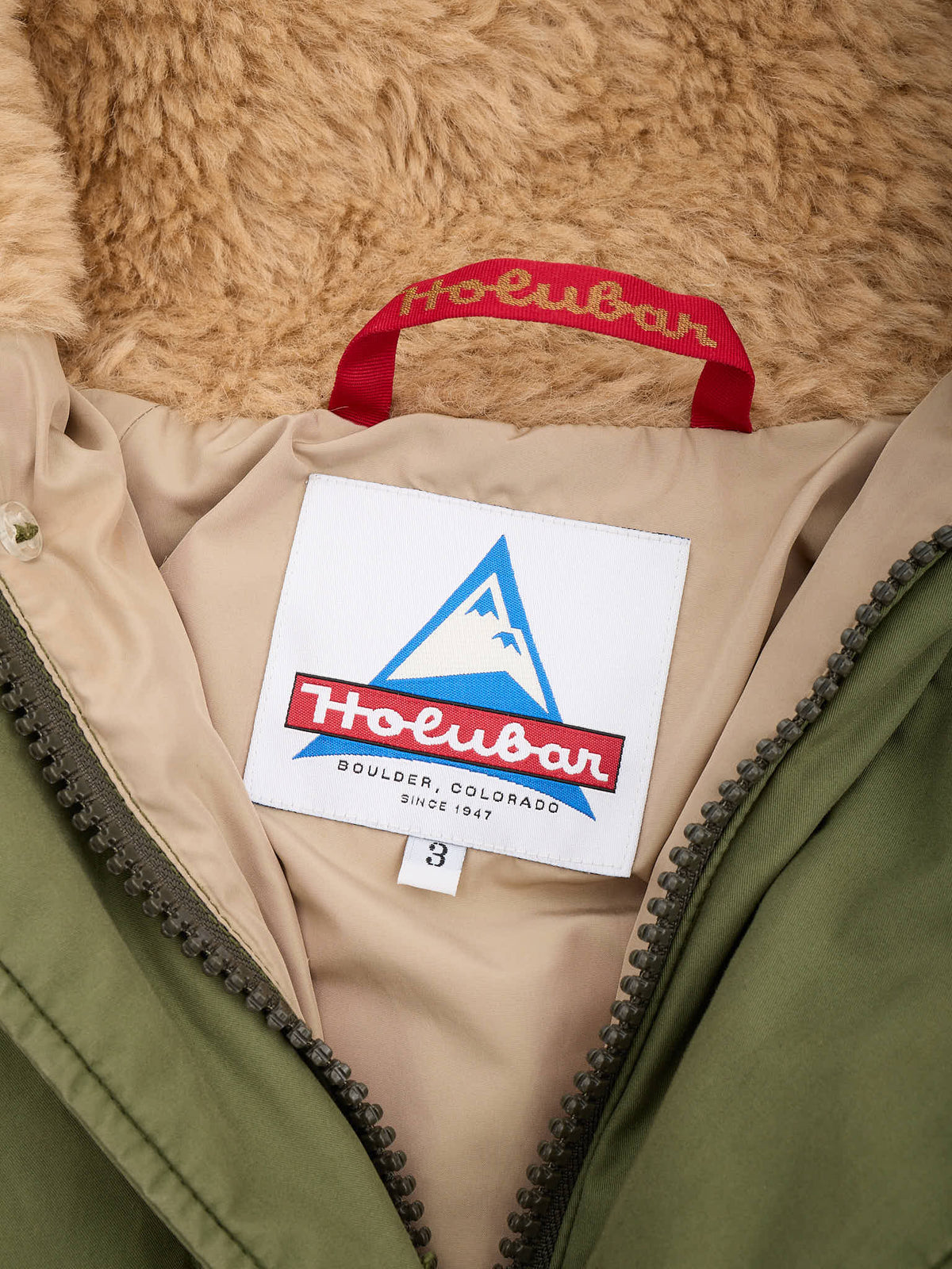 Rare HOLUBAR "Explorer" Military Green Down  Parka Jacket Alpaca Cabourn Everest