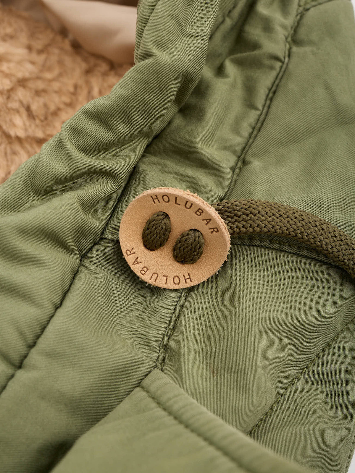 Rare HOLUBAR "Explorer" Military Green Down  Parka Jacket Alpaca Cabourn Everest