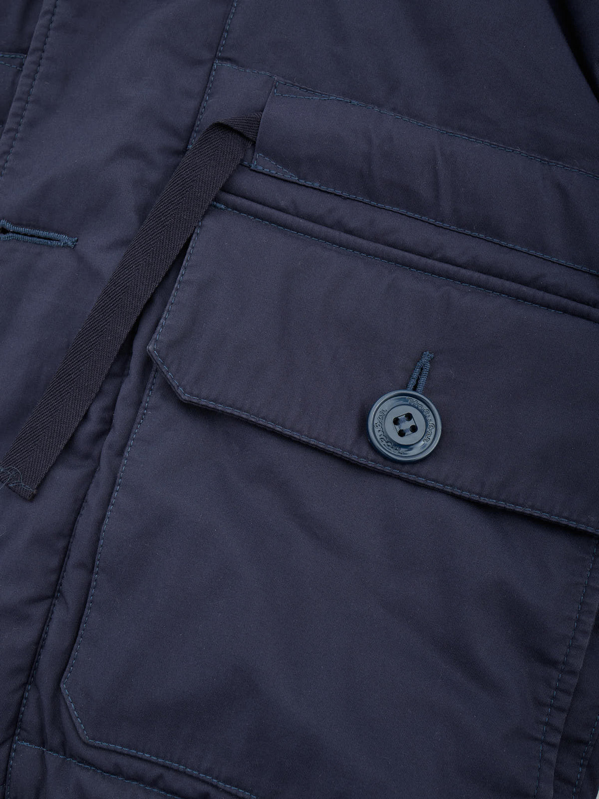 Rare HOLUBAR "Explorer" Navy Blue Cotton Down Parka Cabourn Everest