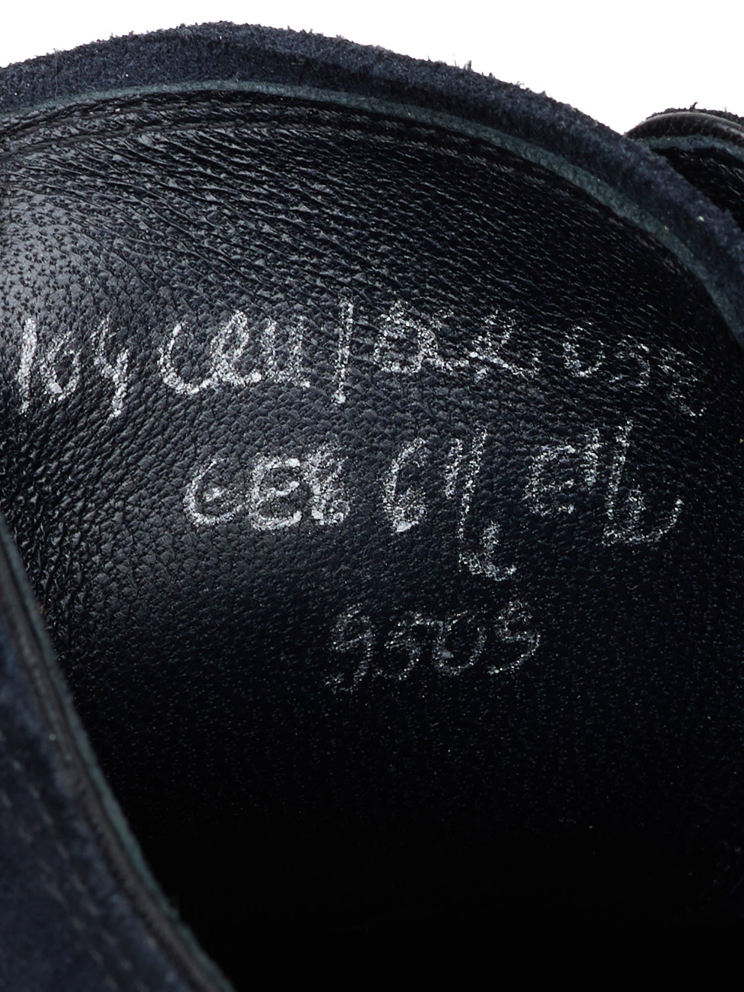 SAINT CRISPIN'S MOD 104 Navy Suede-Leather Oxford Dress Shoes