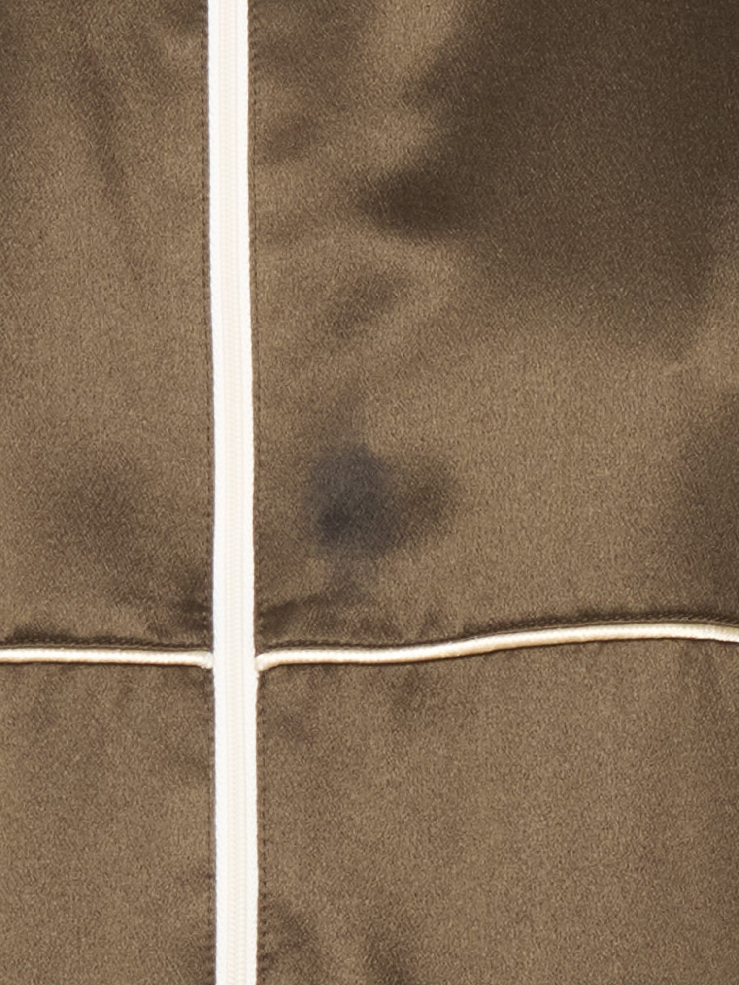 SAINT LAURENT Paris Teddy Silk Zip-Up Track Jacket