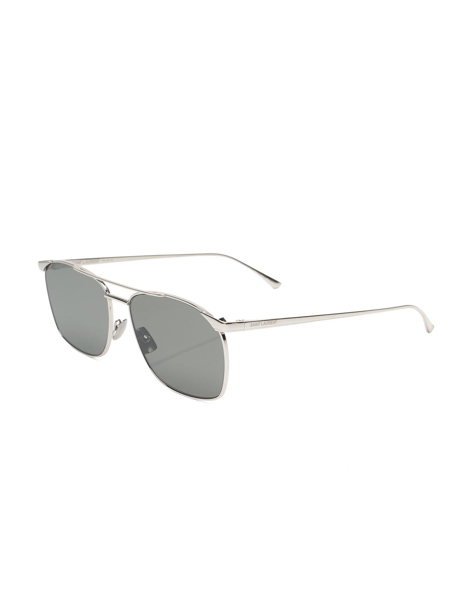SAINT LAURENT Paris SL 796 Vincent Sunglasses Silver Aviator
