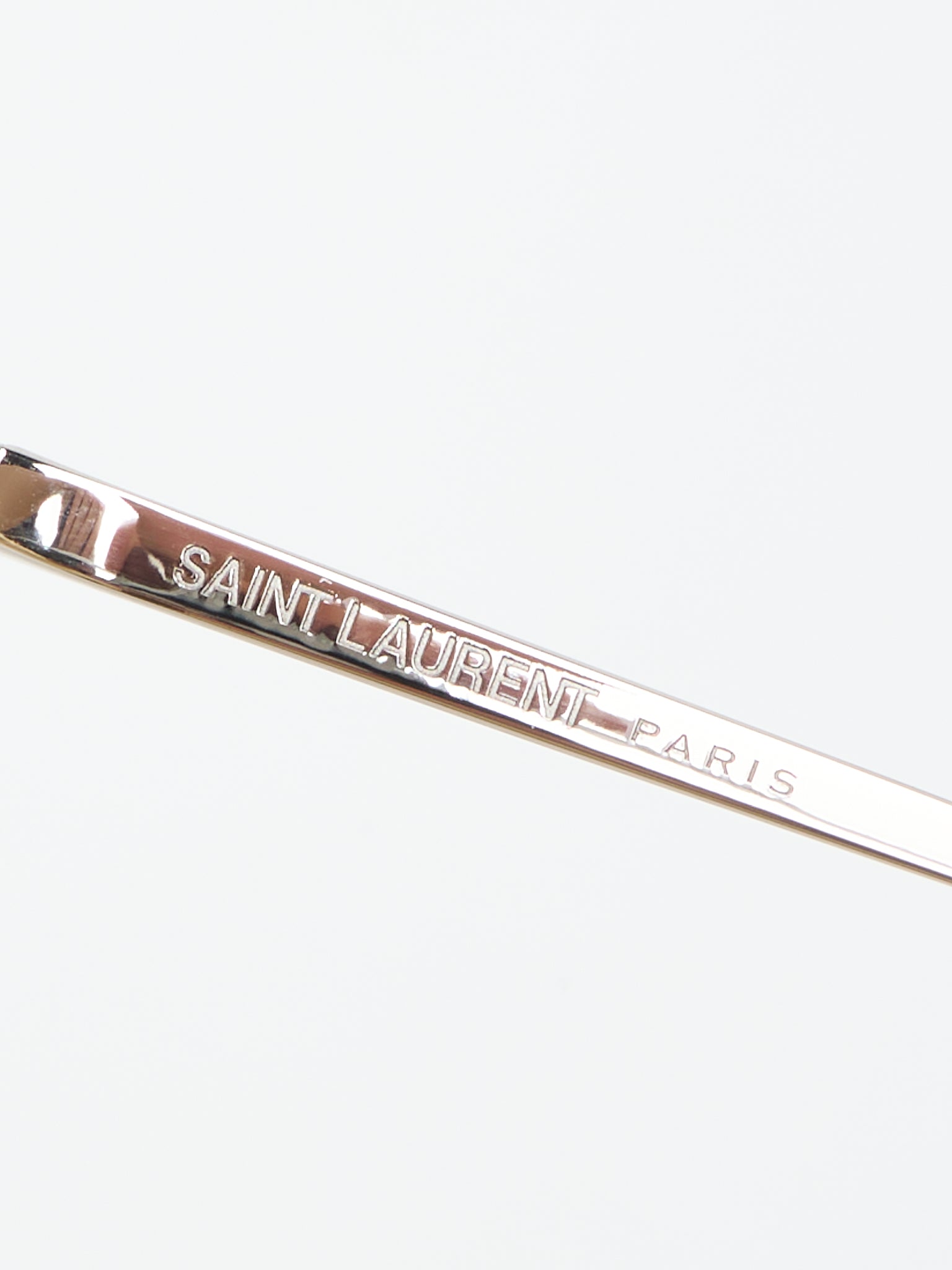 SAINT LAURENT Paris SL 796 Vincent Sunglasses Silver Aviator
