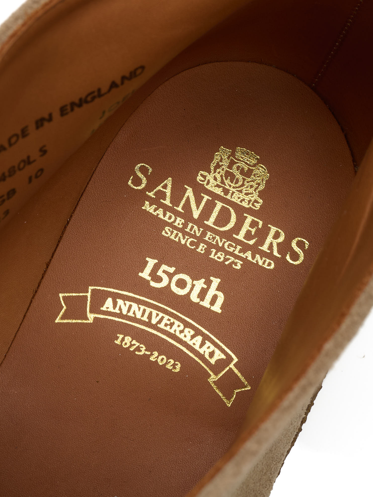 SANDERS 150th Anniversary Dirty Buck Suede Chukka Boots Steve McQueen