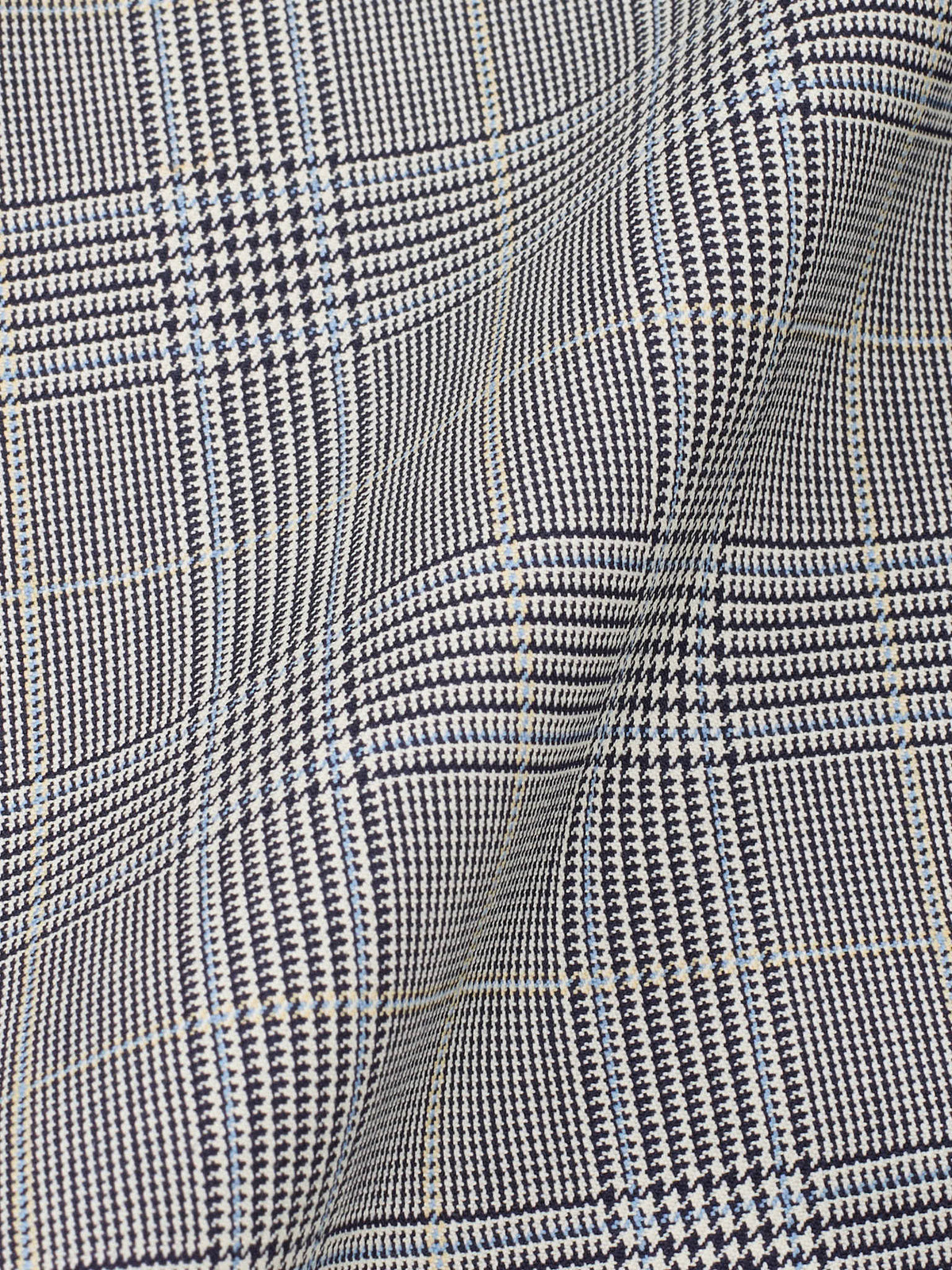 SARTORIA CHIAIA Handmade Gray Plaid Wool Double Breasted Bespoke Suit