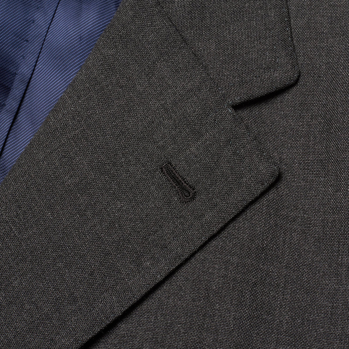 SARTORIA SOLITO Napoli Gray Wool Bespoke Jacket EU 48 US 38
