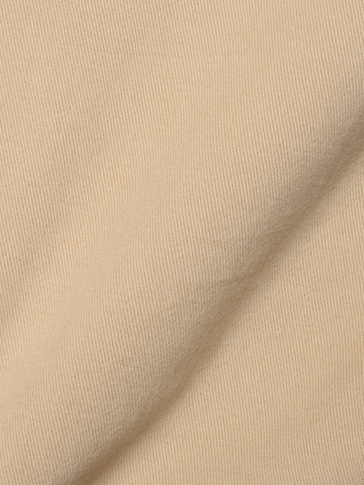 SARTORIA CHIAIA Bespoke Handmade Beige Cotton Moleskin Flat Front Dress Pants