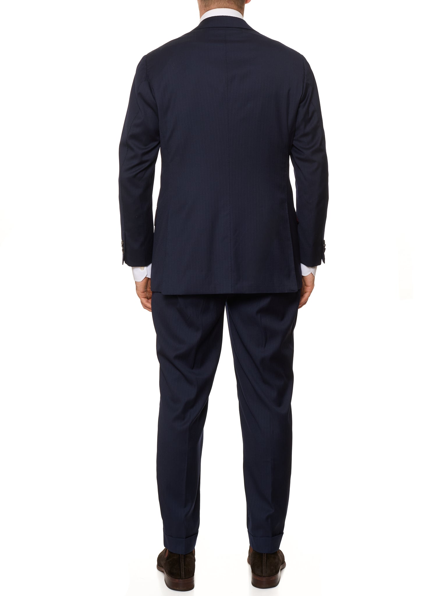 SARTORIA CIARDI Bespoke Handmade Navy Blue Wool Suit NEW