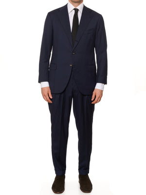 SARTORIA CIARDI Bespoke Handmade Navy Blue Wool Suit NEW