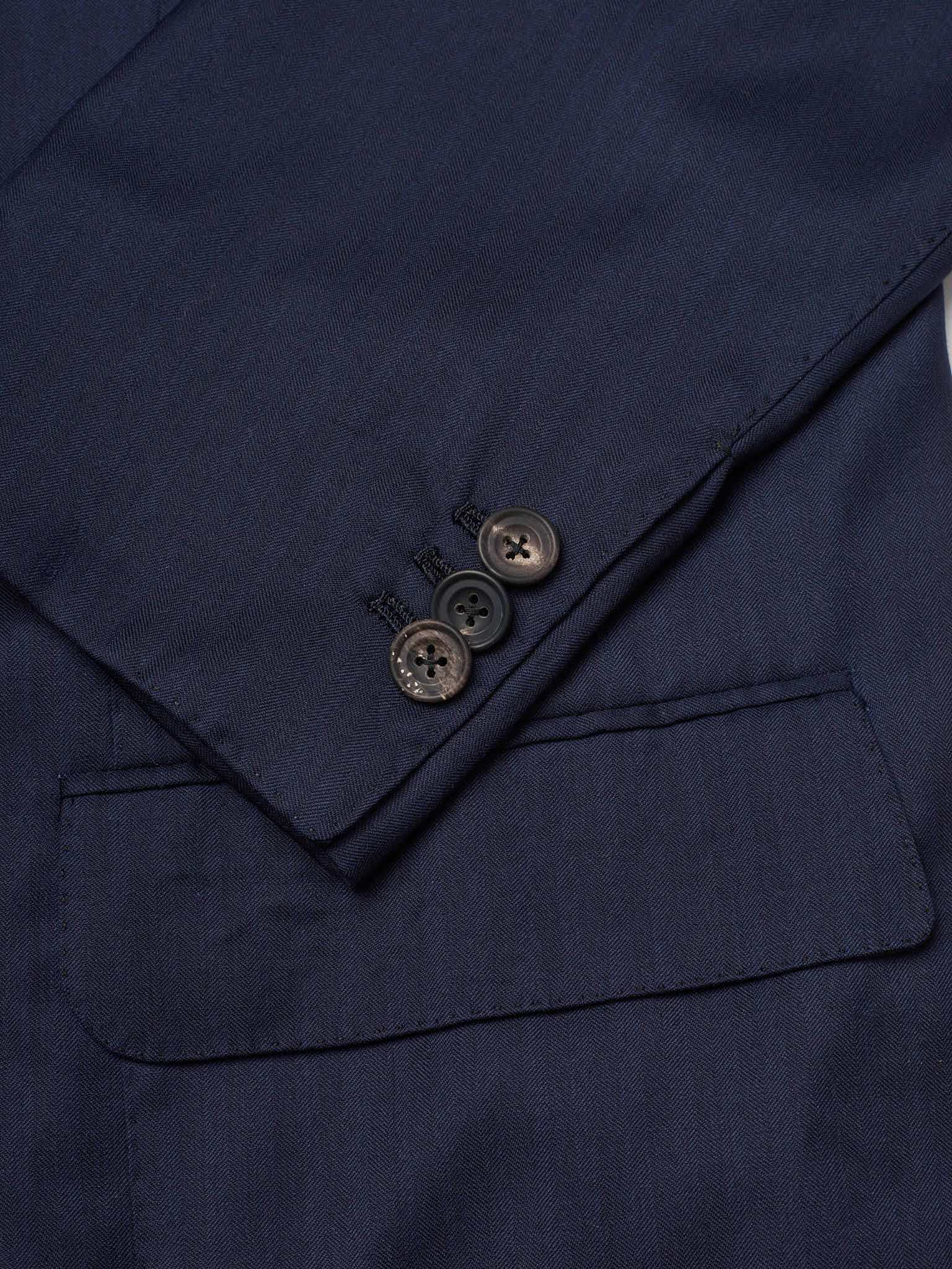 SARTORIA CIARDI Bespoke Handmade Navy Blue Wool Suit NEW