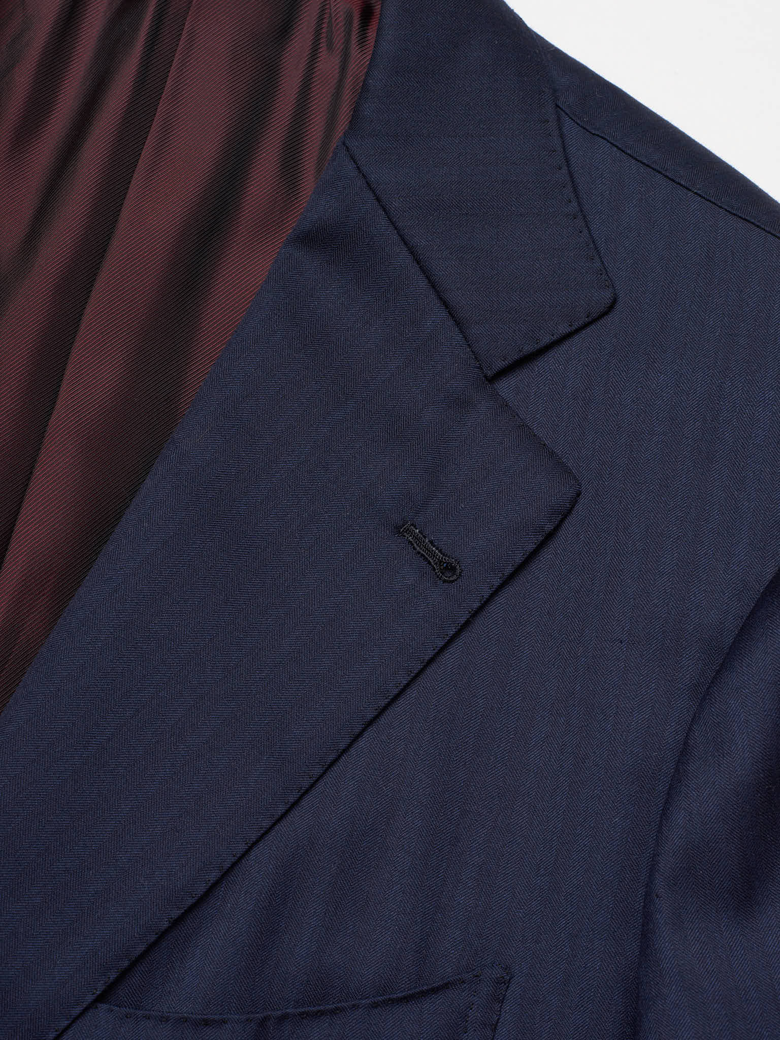 SARTORIA CIARDI Bespoke Handmade Navy Blue Wool Suit NEW