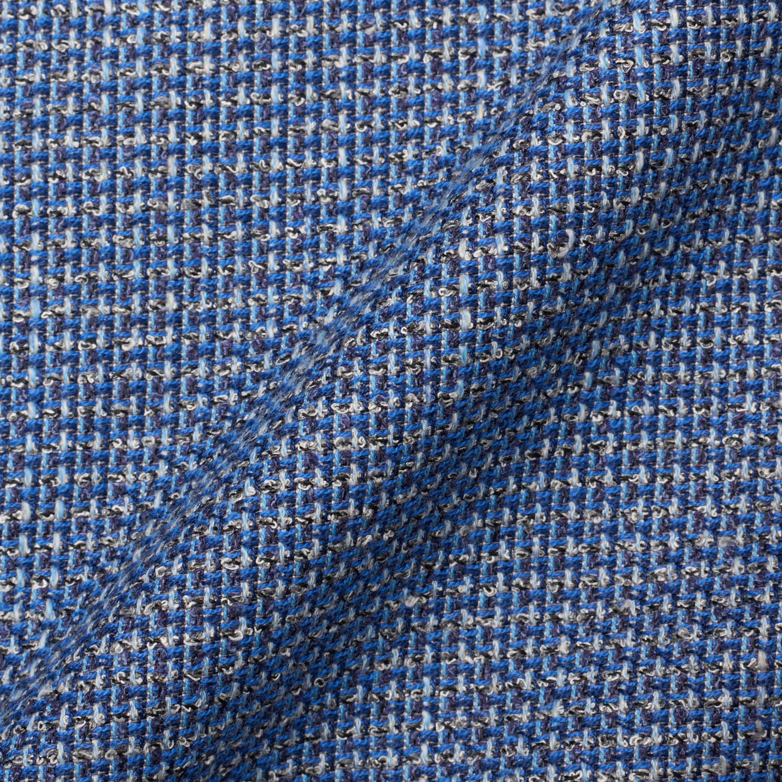 SARTORIA PARTENOPEA Blue Micro Pattern Cotton Jacket EU 52 NEW US 42 Current Model