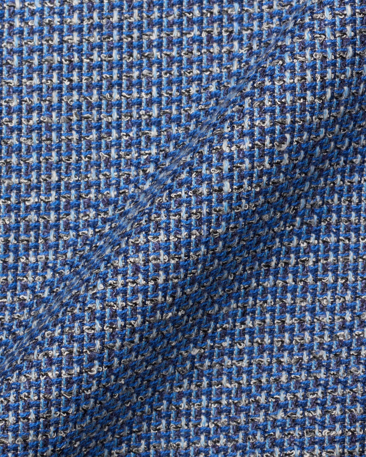 SARTORIA PARTENOPEA Blue Hopsack Cotton Jacket EU 52 NEW US 42 Current Model