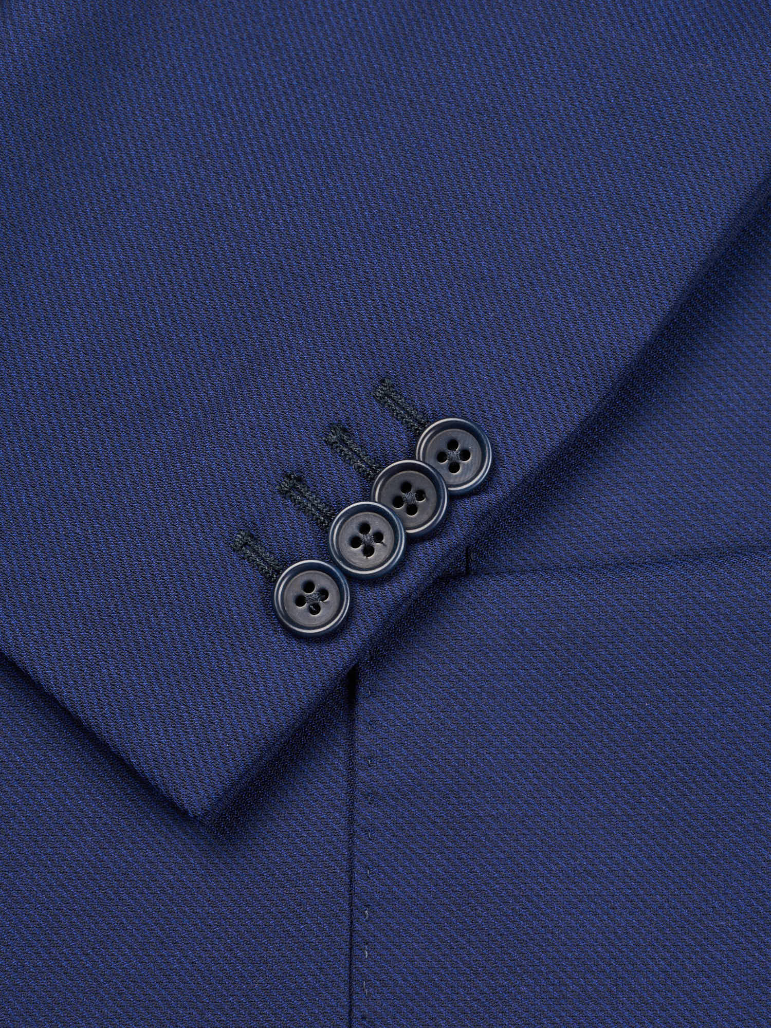 SARTORIA PARTENOPEA Blue "Napoli" Wool Super 120'S Unlined Jacket NEW