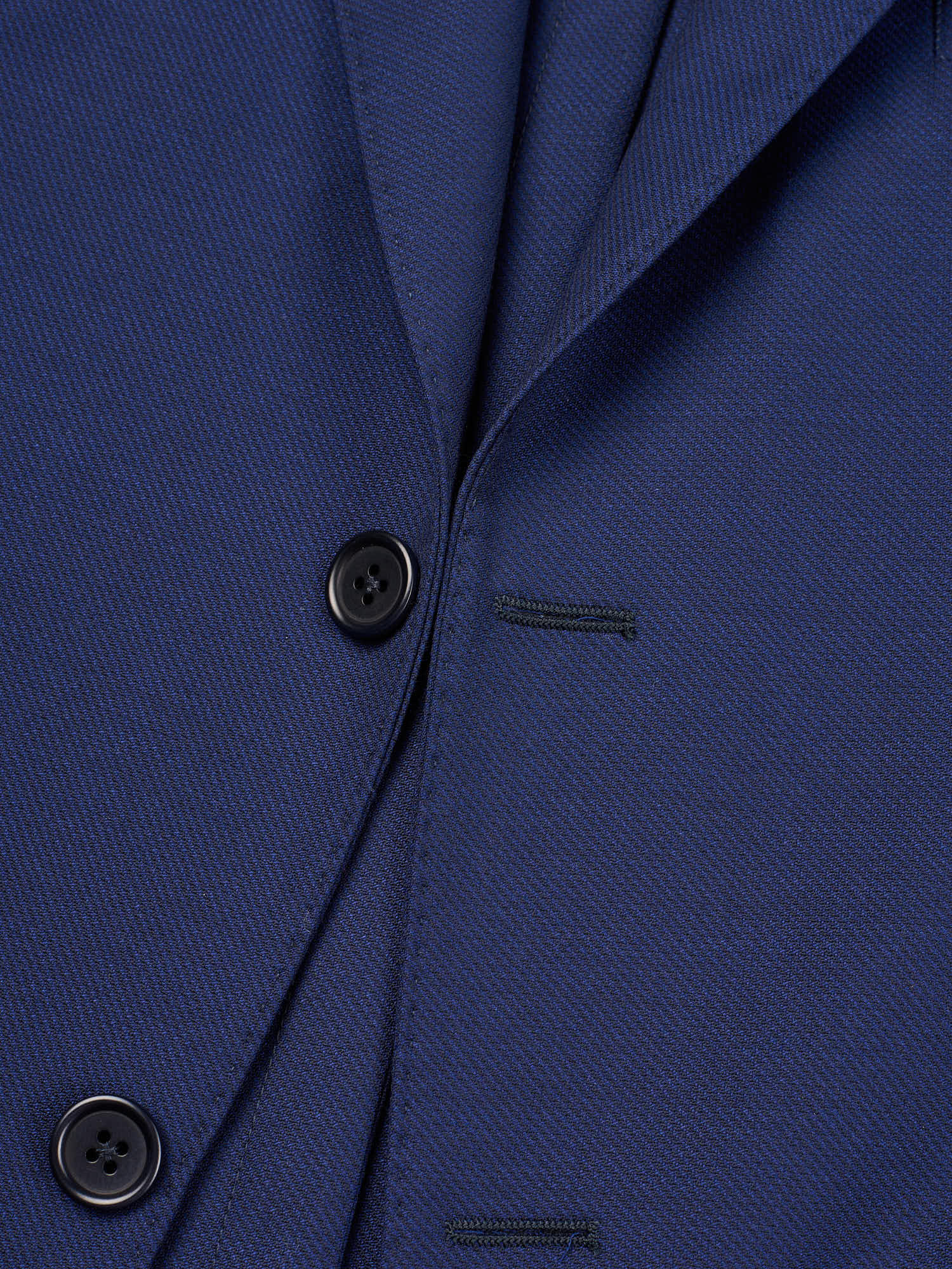 SARTORIA PARTENOPEA “York” Blue Super 120’s Wool Unlined Tuxedo Suit