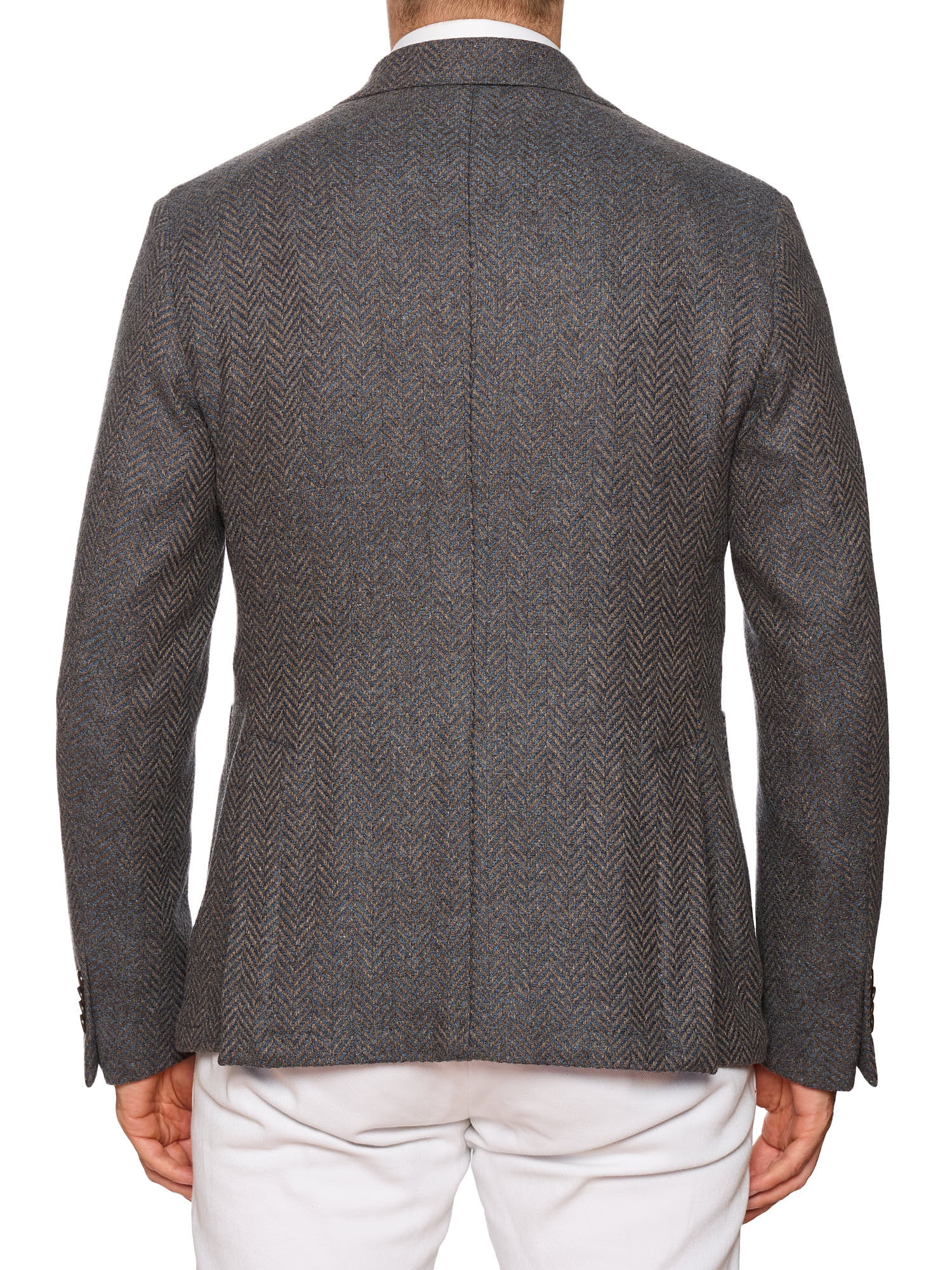 SARTORIA PARTENOPEA "Napoli2" Bottoli Wool-Cashmere Unlined Jacket