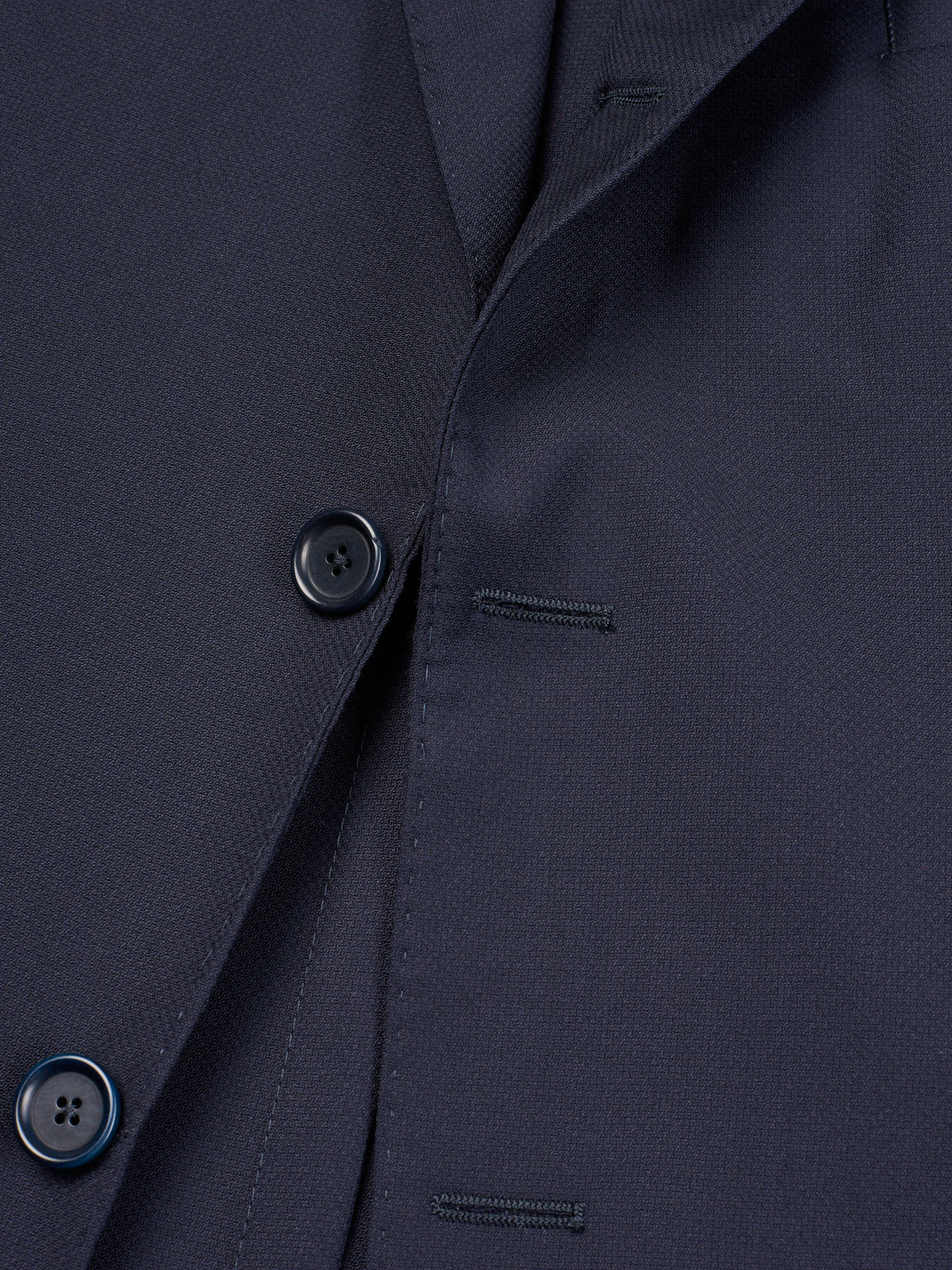 SARTORIA PARTENOPEA Navy Blue Wool Super 120'S Suit NEW