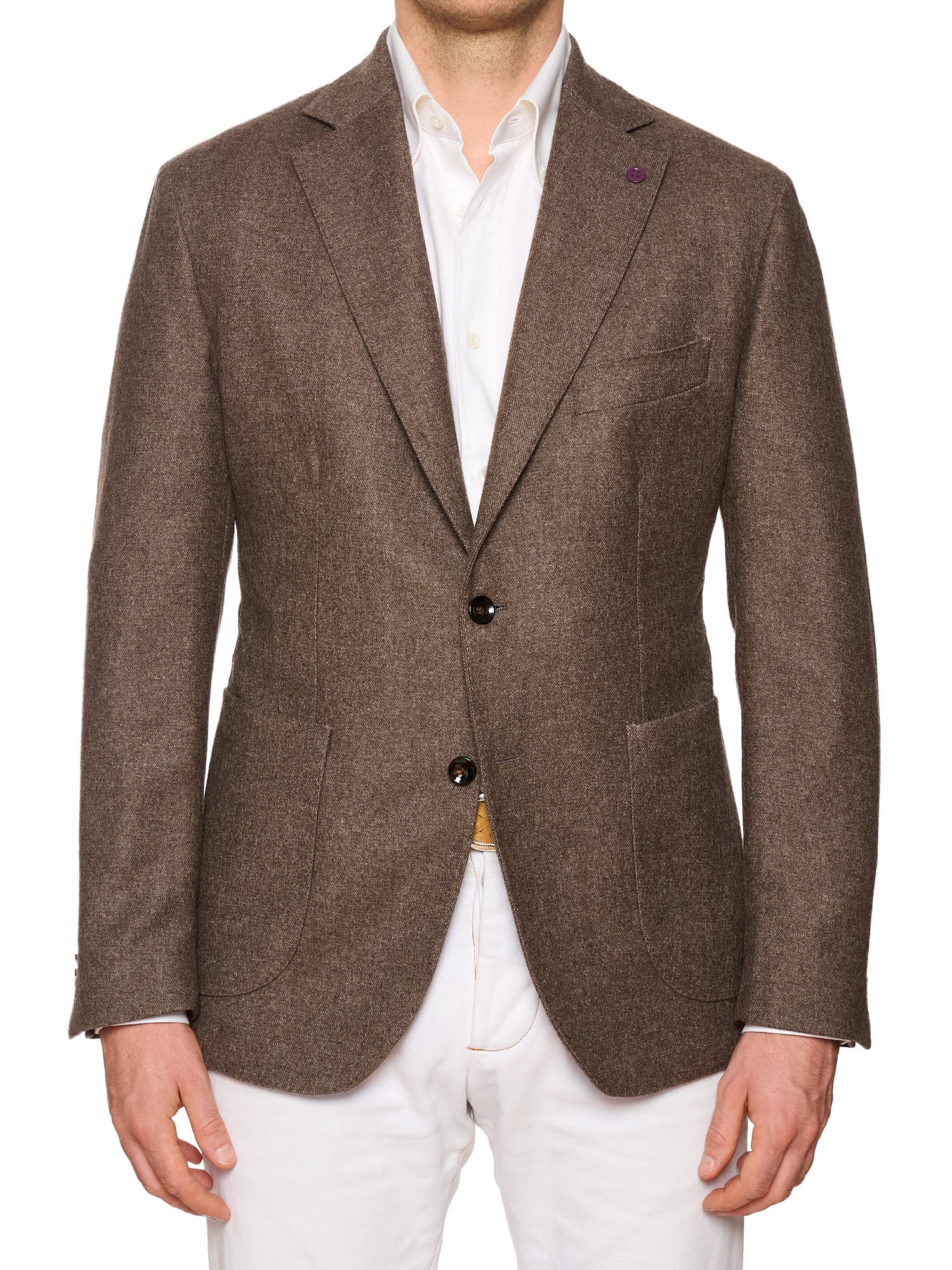SARTORIA PARTENOPEA "Napoli2" Bottoli Wool Cashmere Unlined Jacket