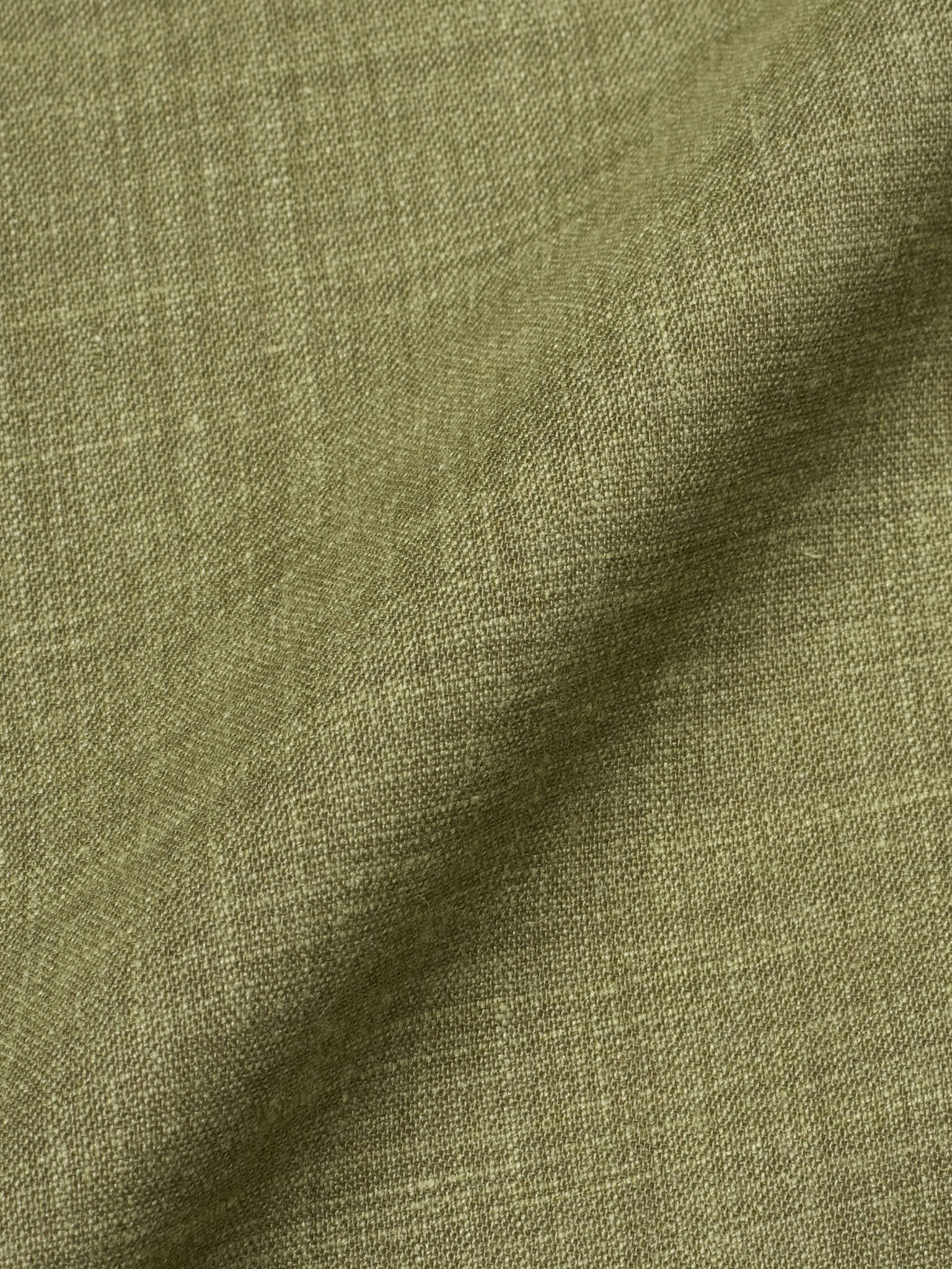 SARTORIA PARTENOPEA “Napoli6” Green Linen-Blend Unlined DB Suit